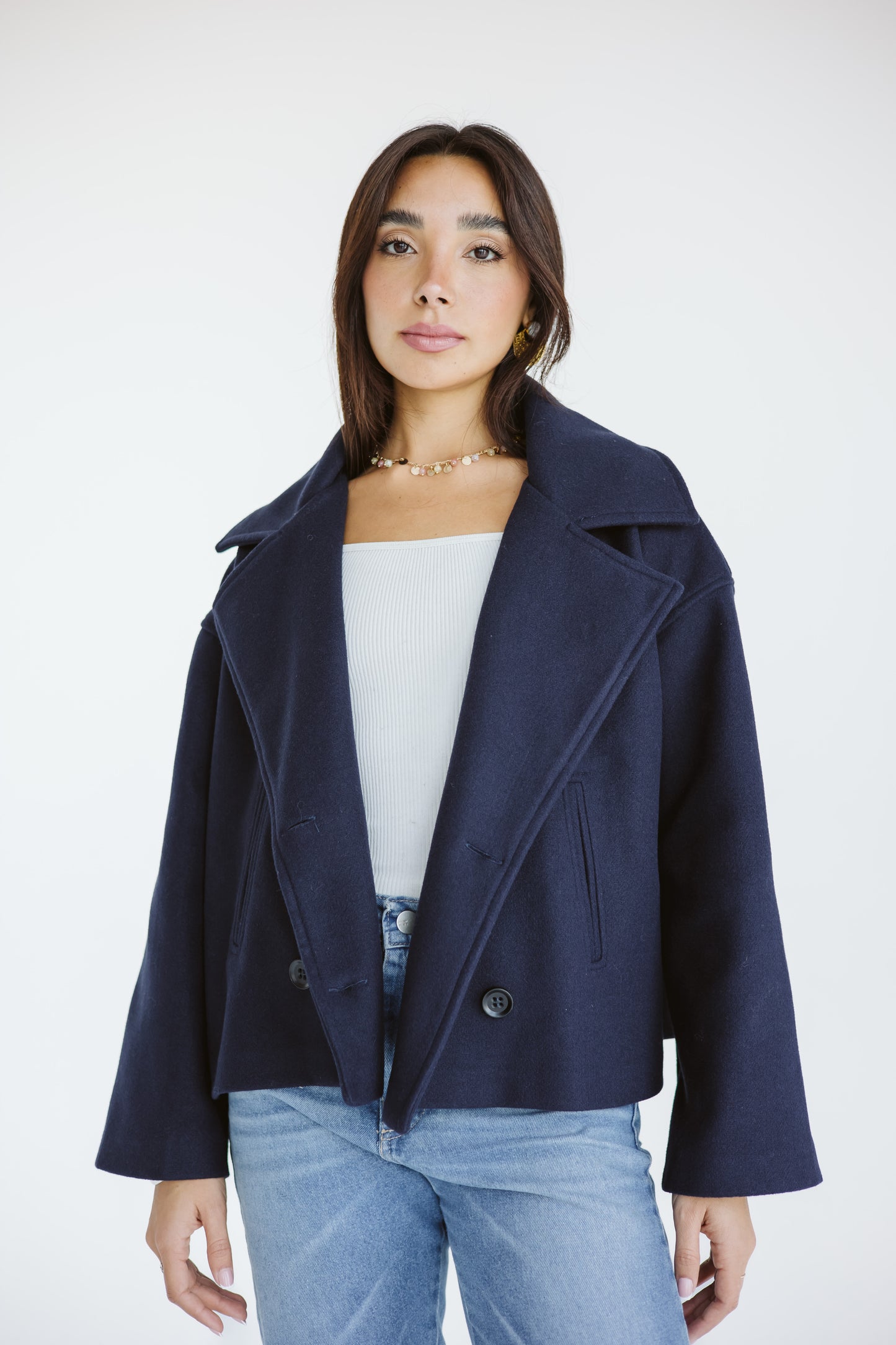 Snug jacket in Navy