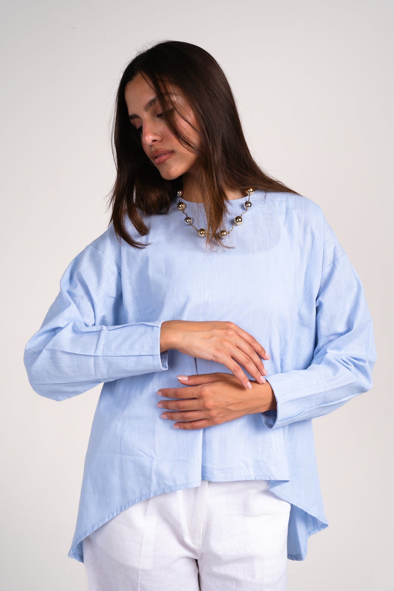 Everyday blouse in Baby Blue