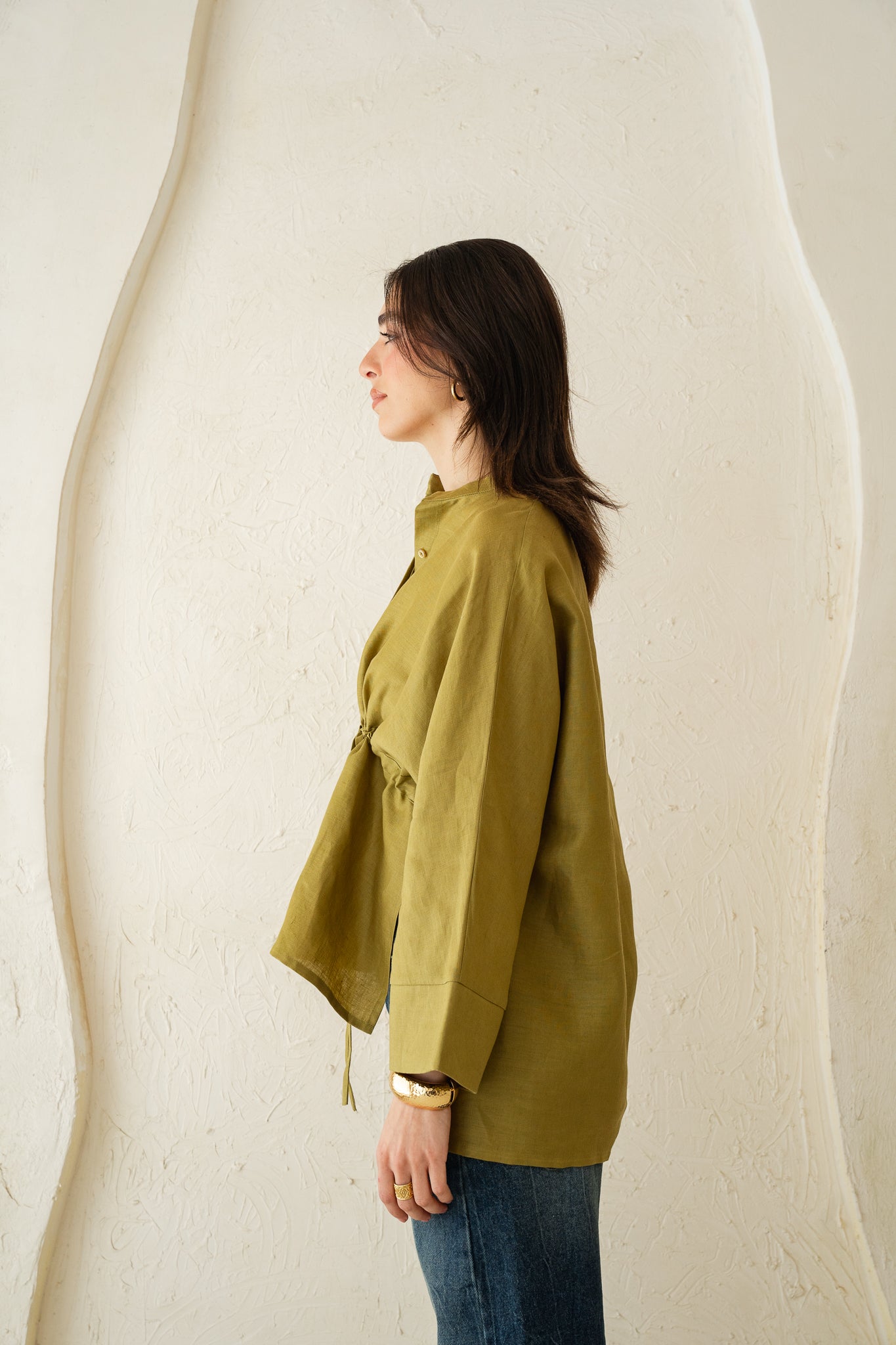 Sun-Kissed Blouse in Lime