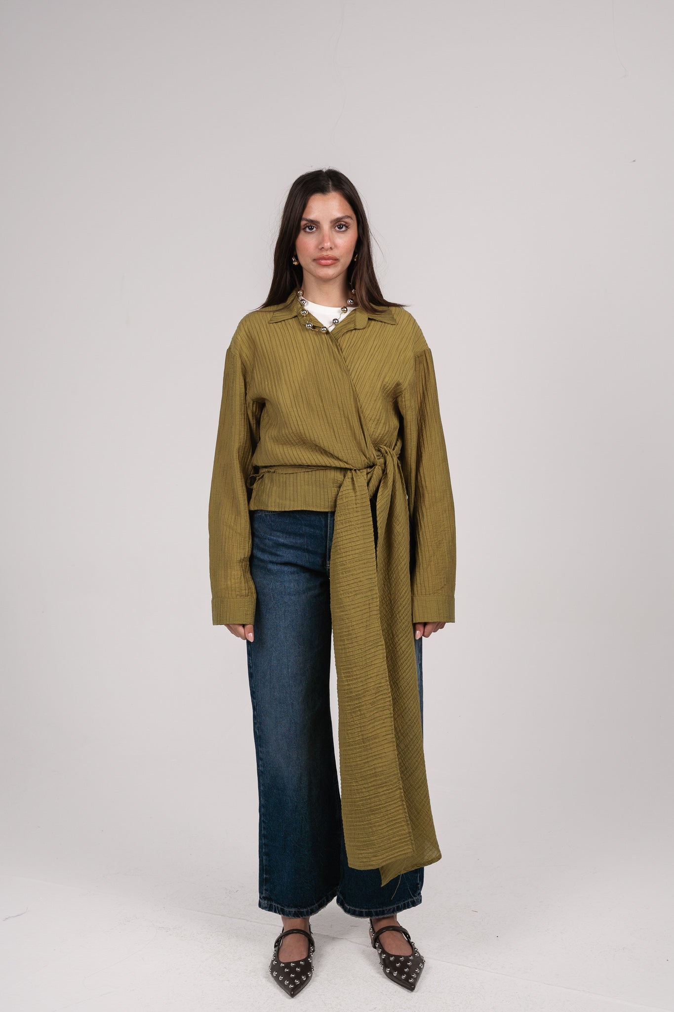 Keep it cool wrap shirt in Lime