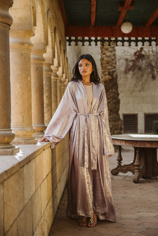 Shimmer kimono in Lilac