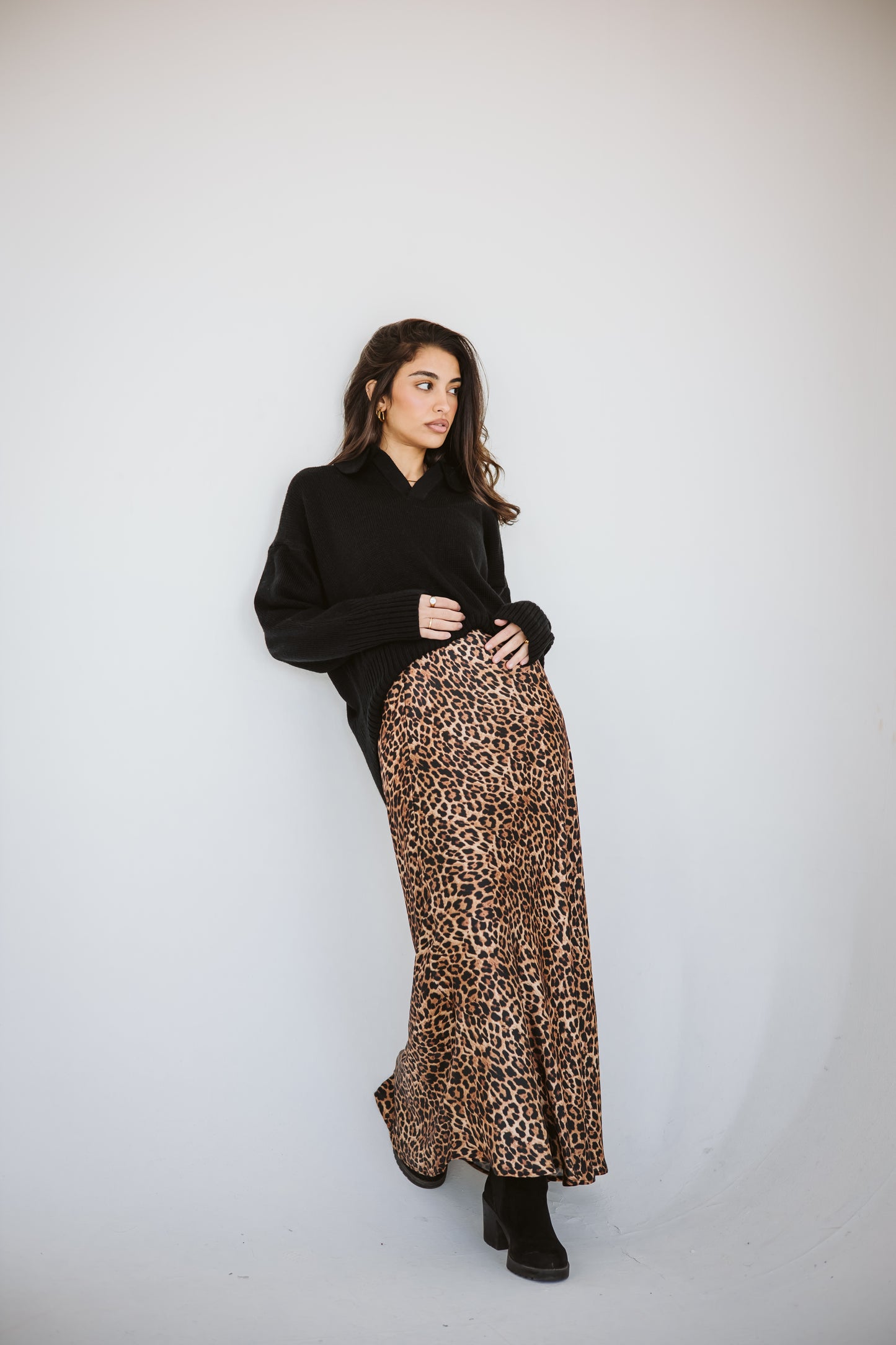 Leopard skirt