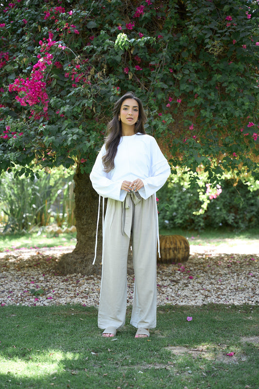Go-To Linen Pants in Cafe