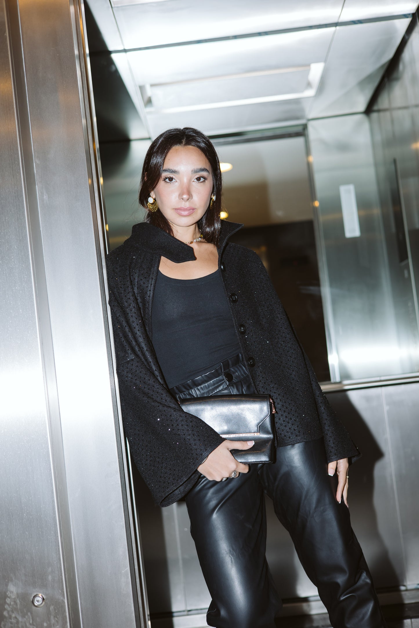 Chaser studded cape