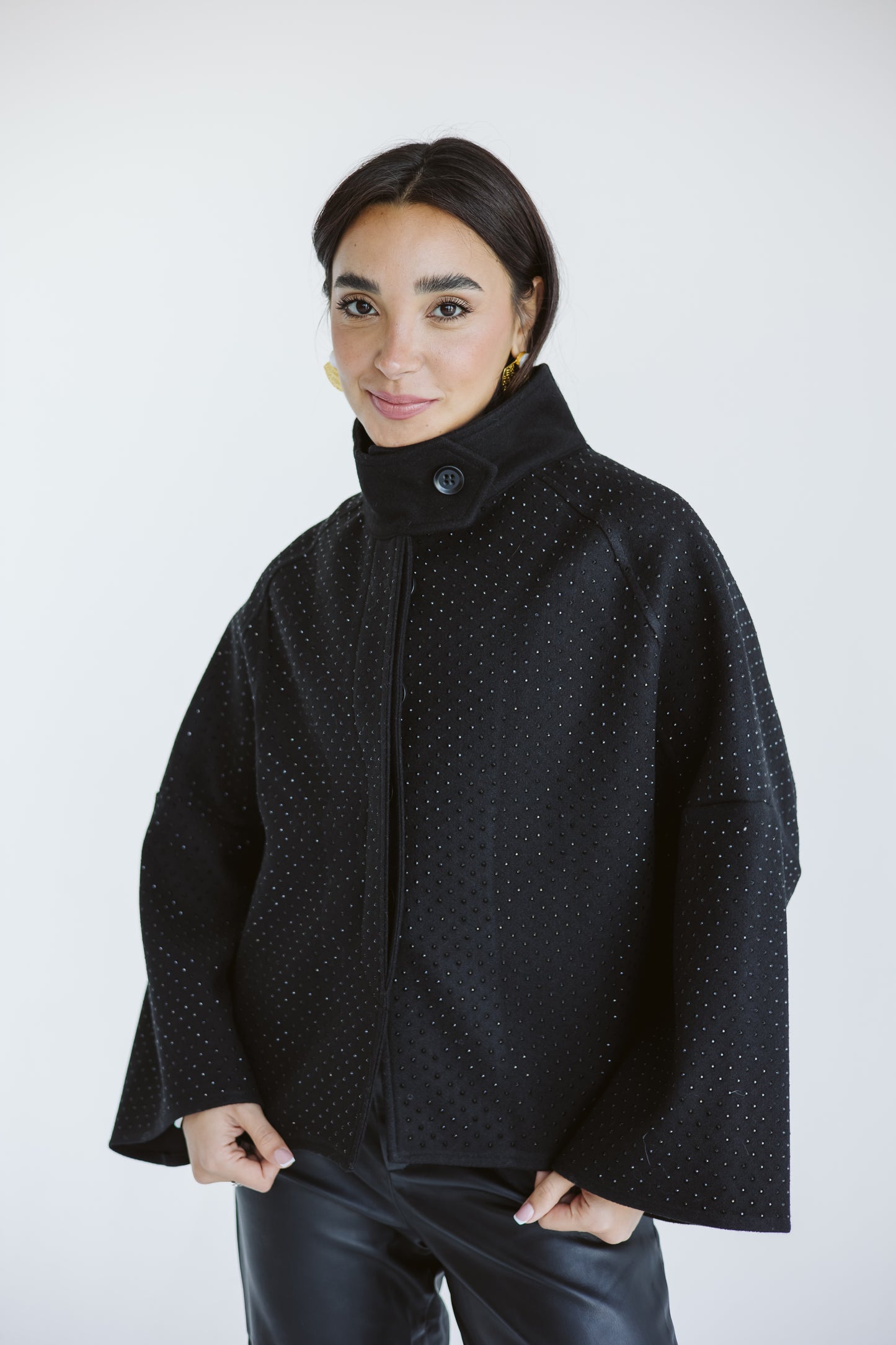Chaser studded cape