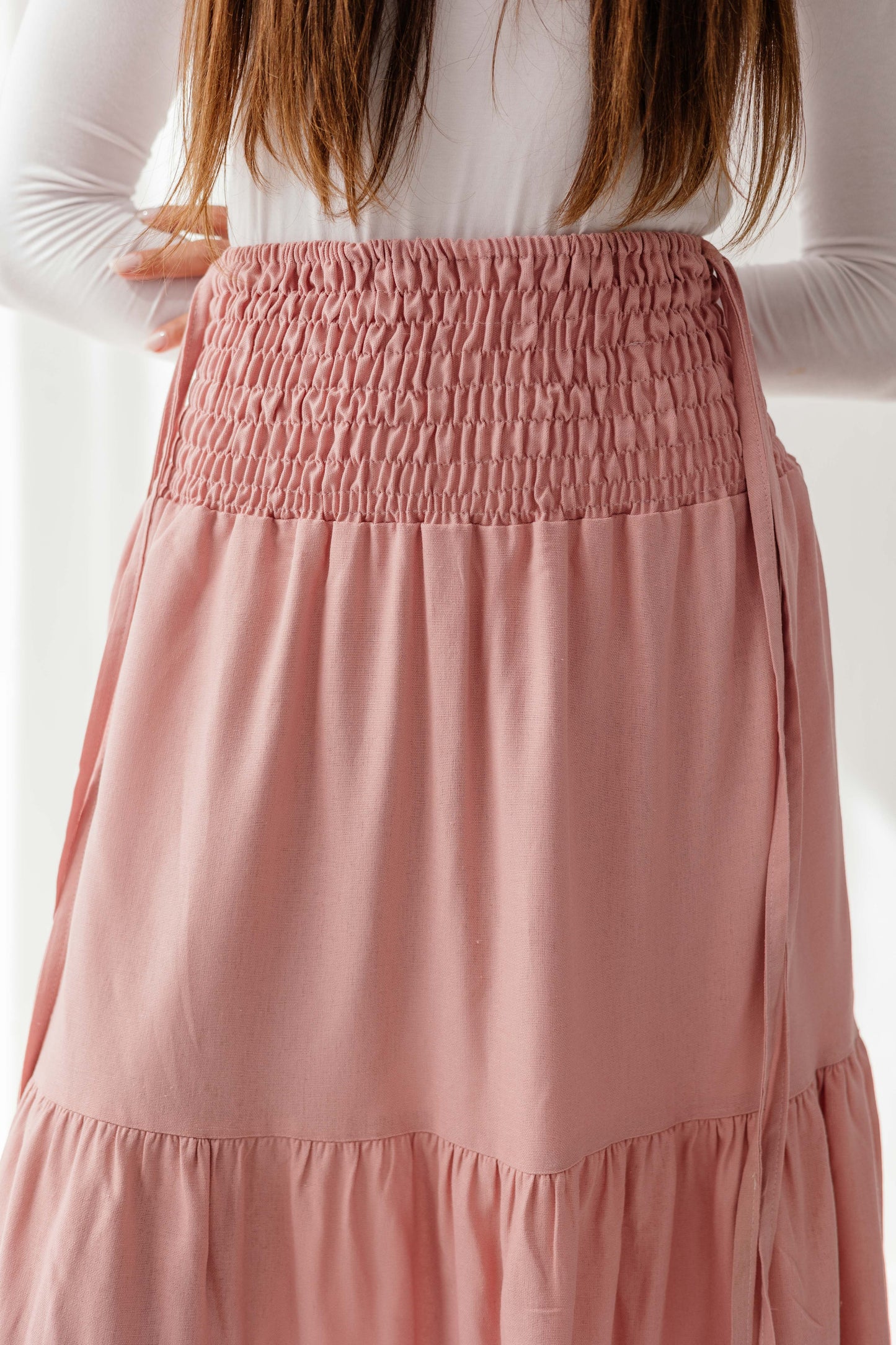 Out and about skirt in Blush