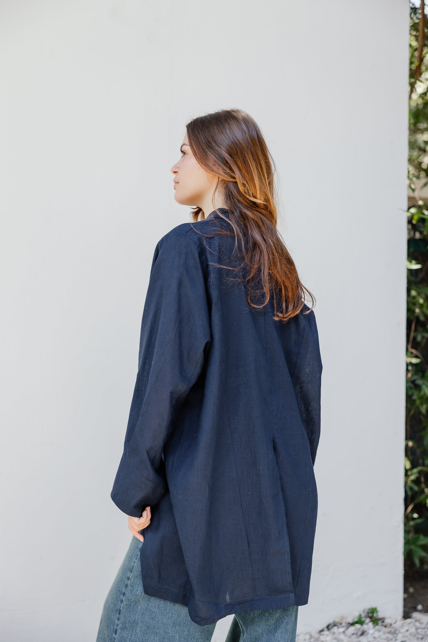 Pretty girl blouse in Navy