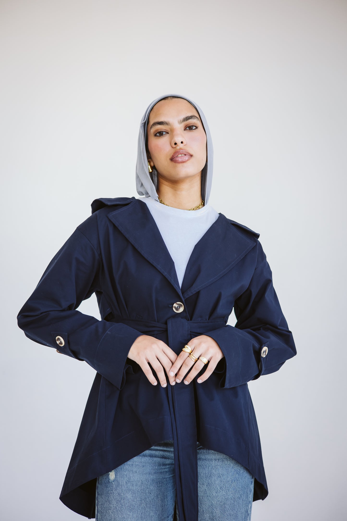 Luca jacket in Navy