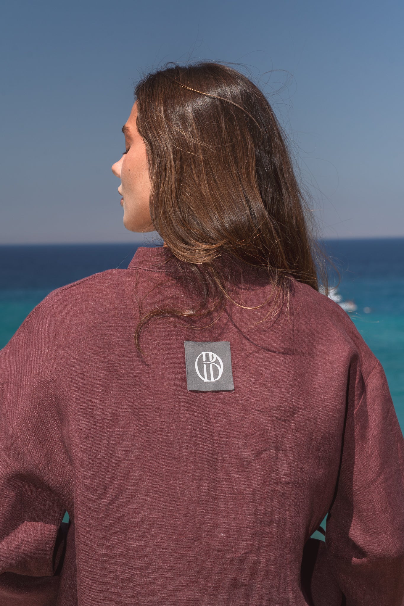 Honey Glow Shirt in Burgundy