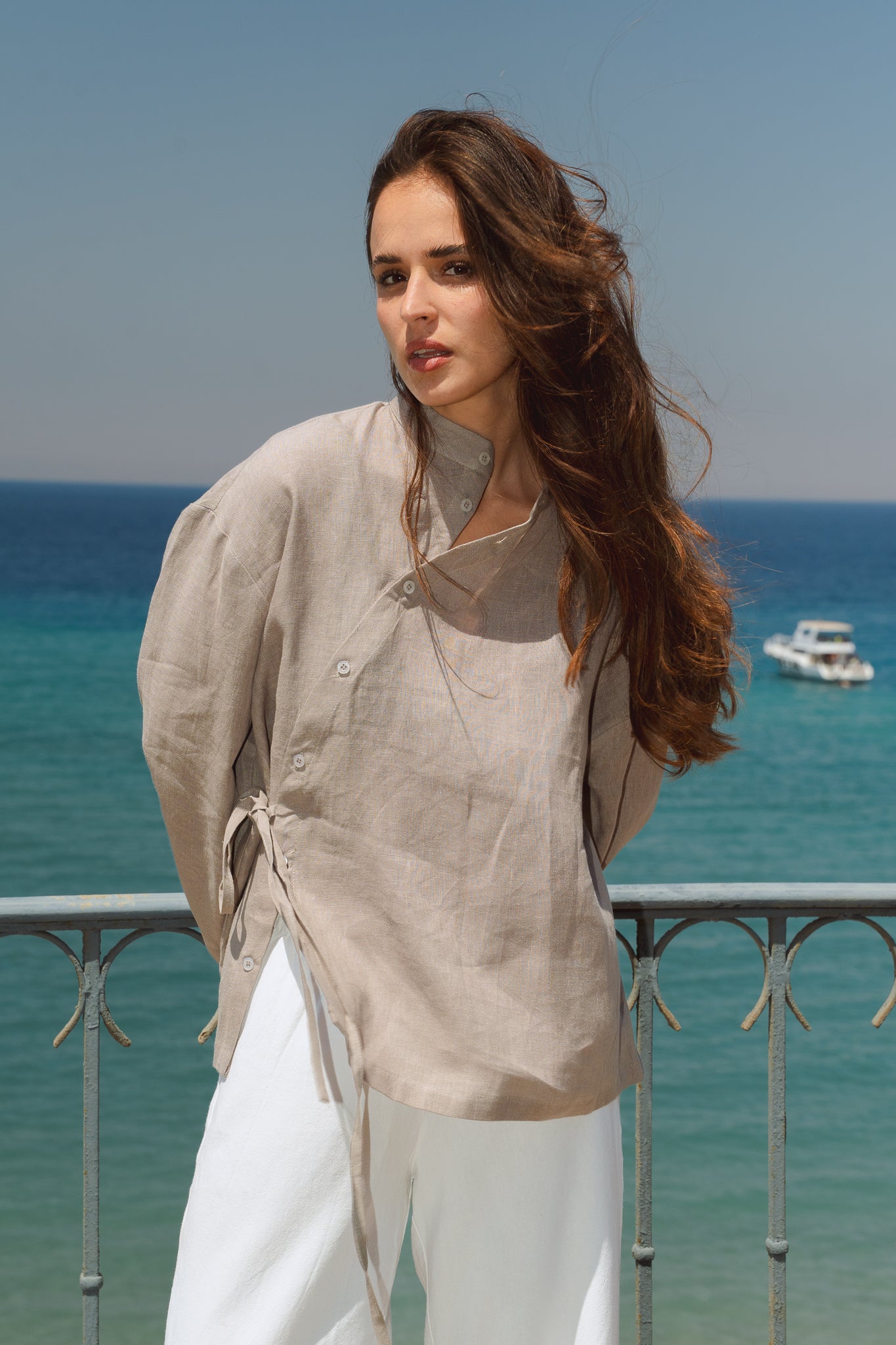Honey Glow Shirt in Beige