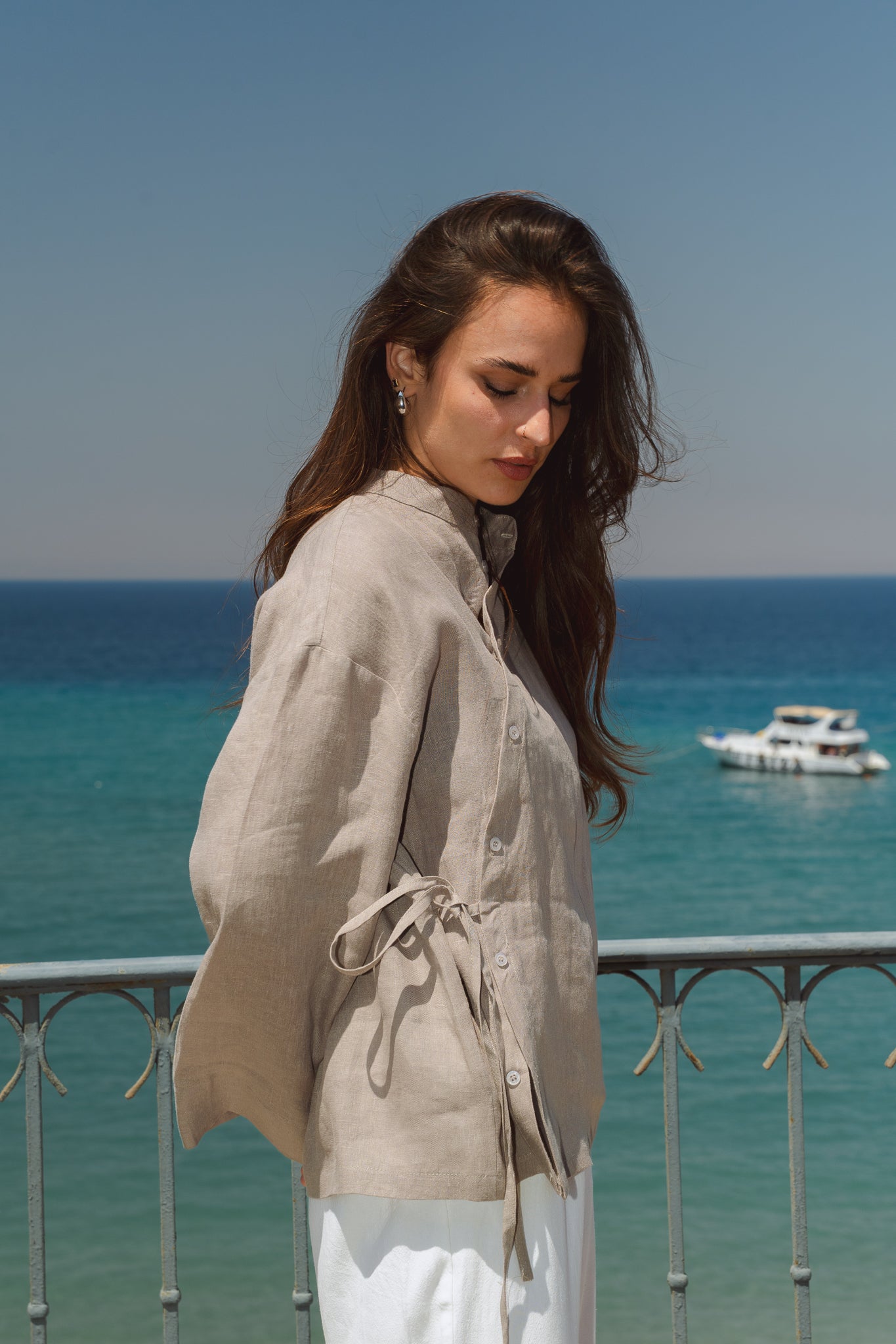 Honey Glow Shirt in Beige