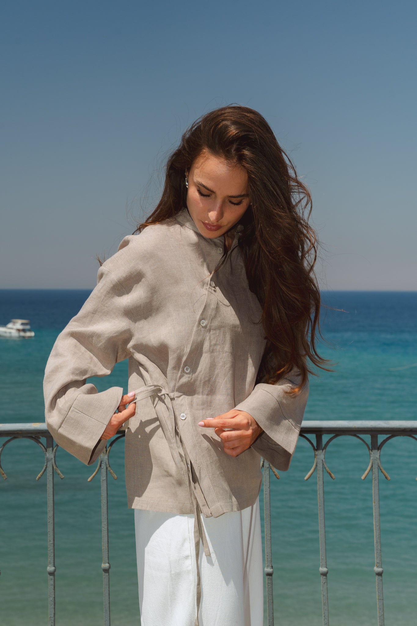 Honey Glow Shirt in Beige