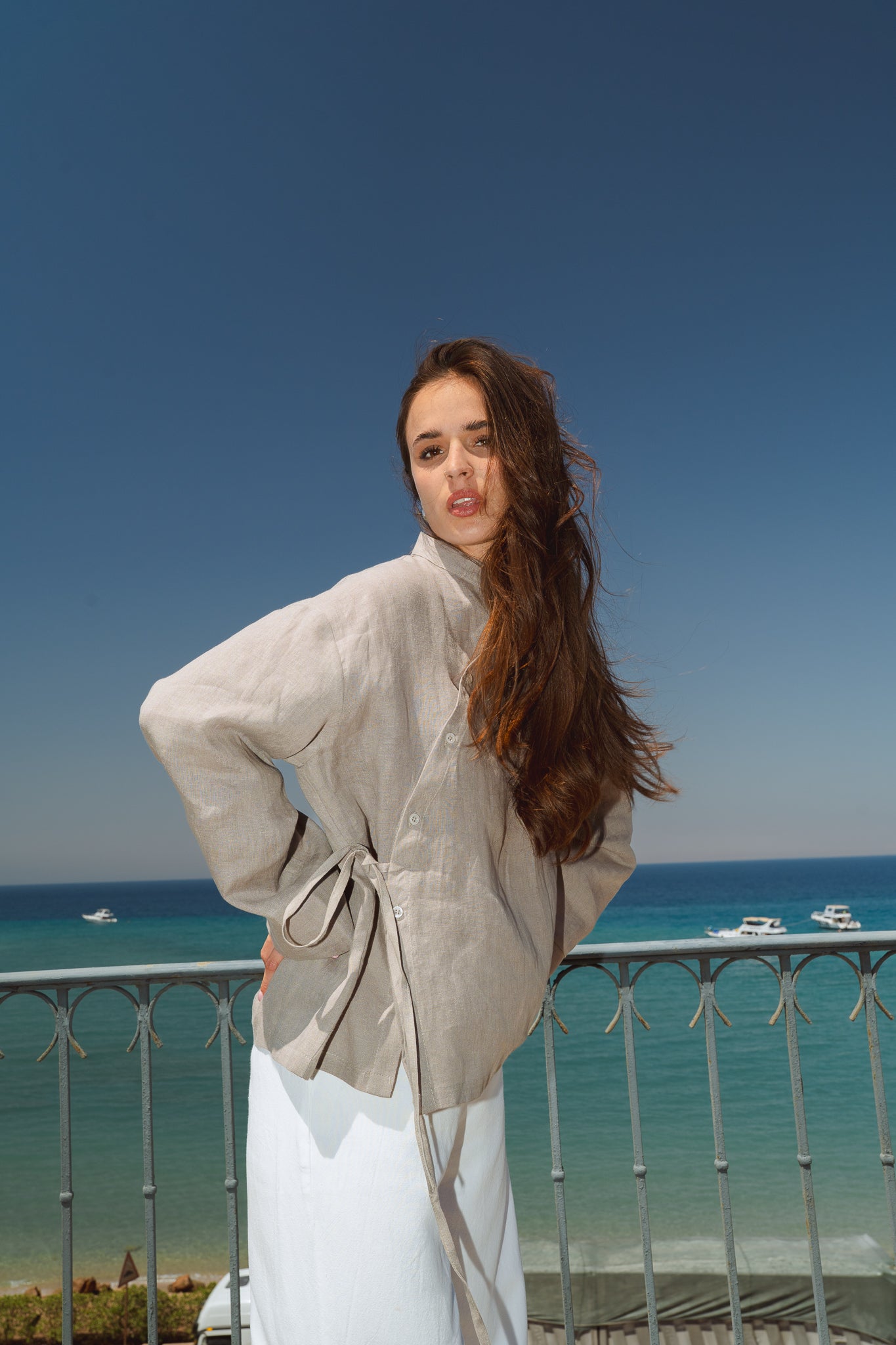 Honey Glow Shirt in Beige