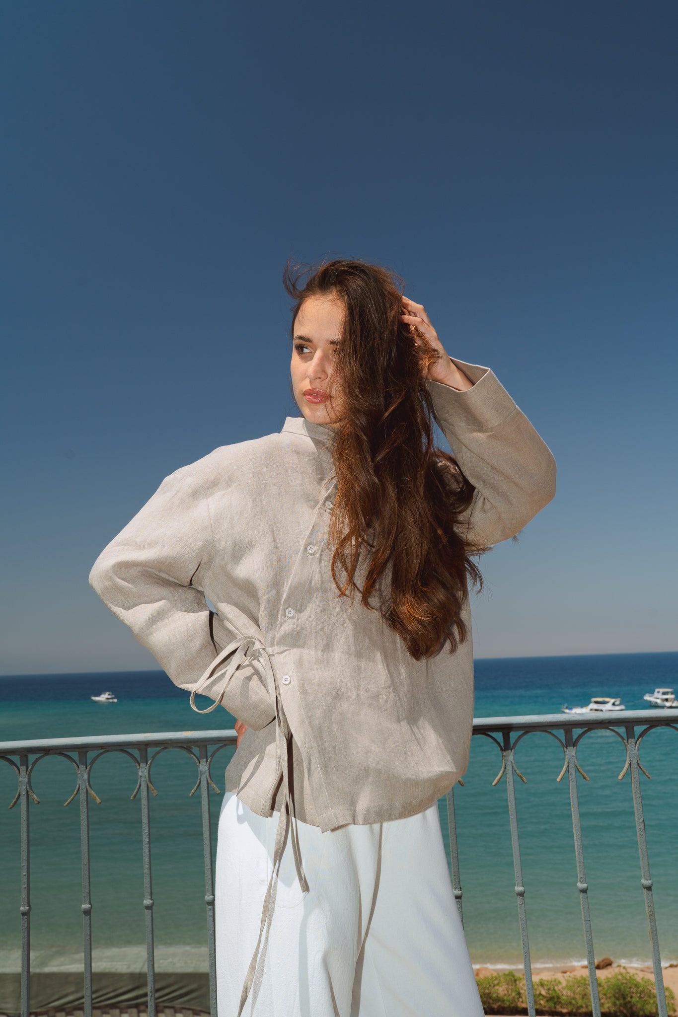Honey Glow Shirt in Beige