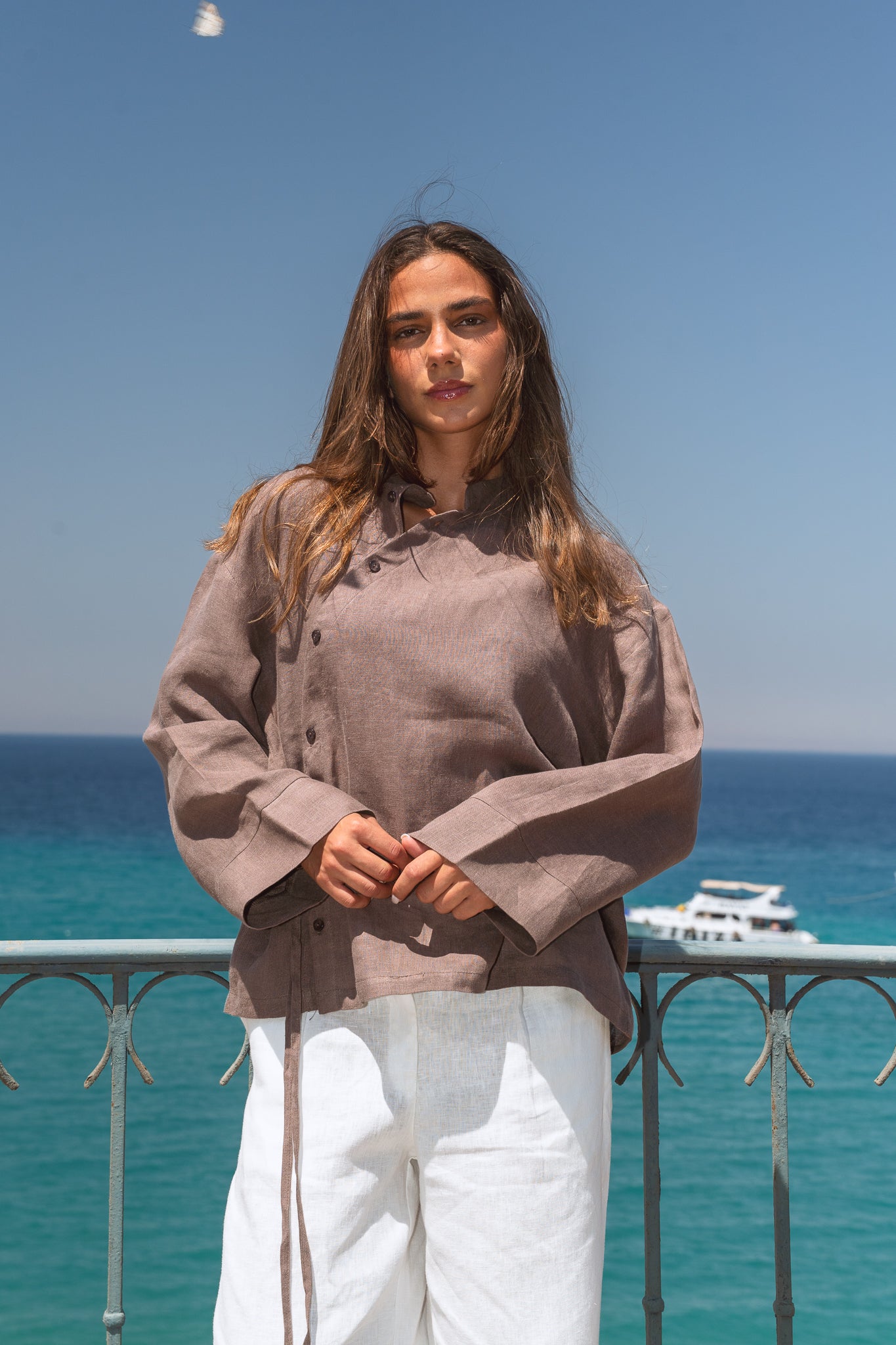 Honey Glow Shirt in Brown