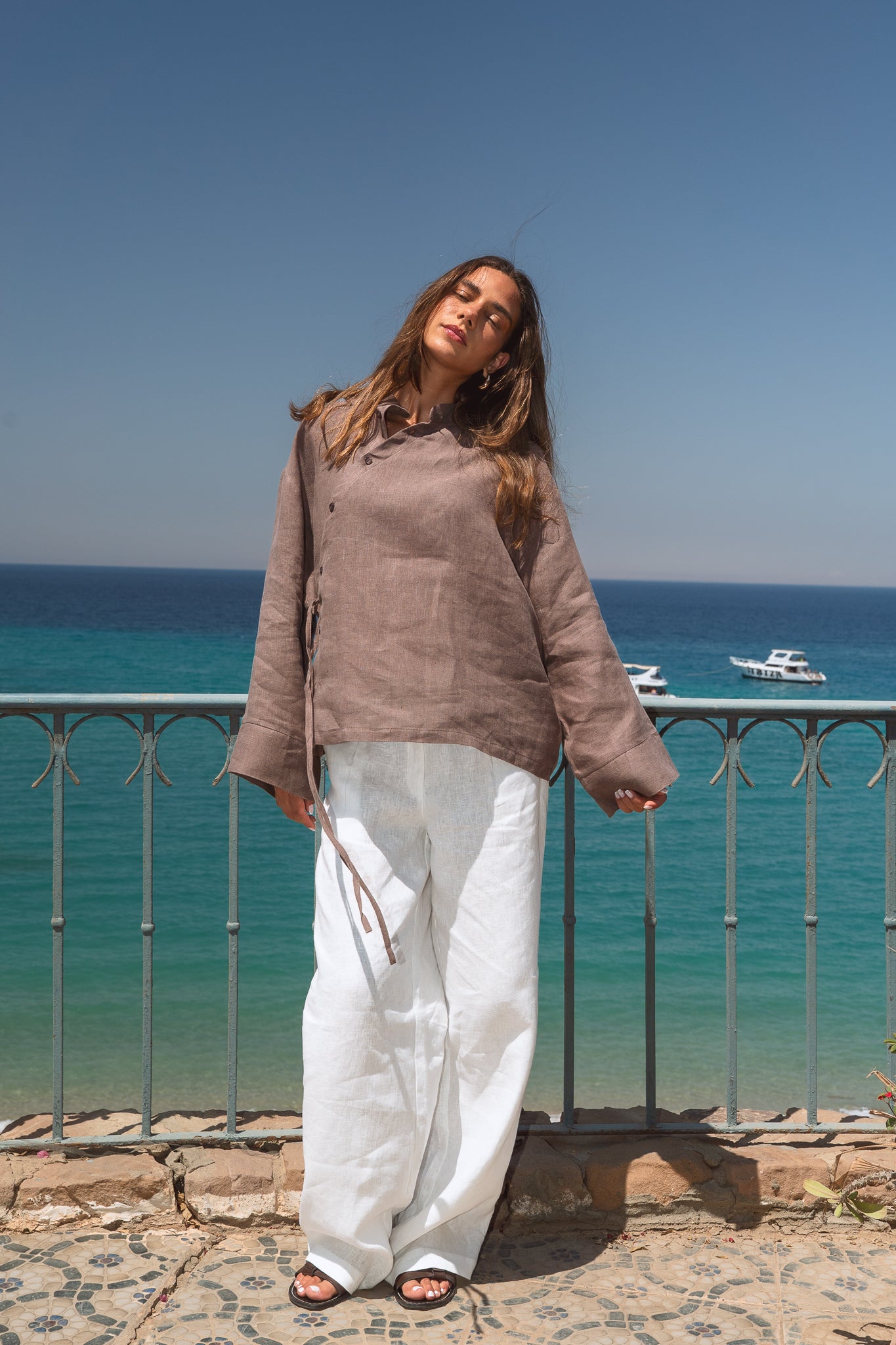 Honey Glow Shirt in Brown