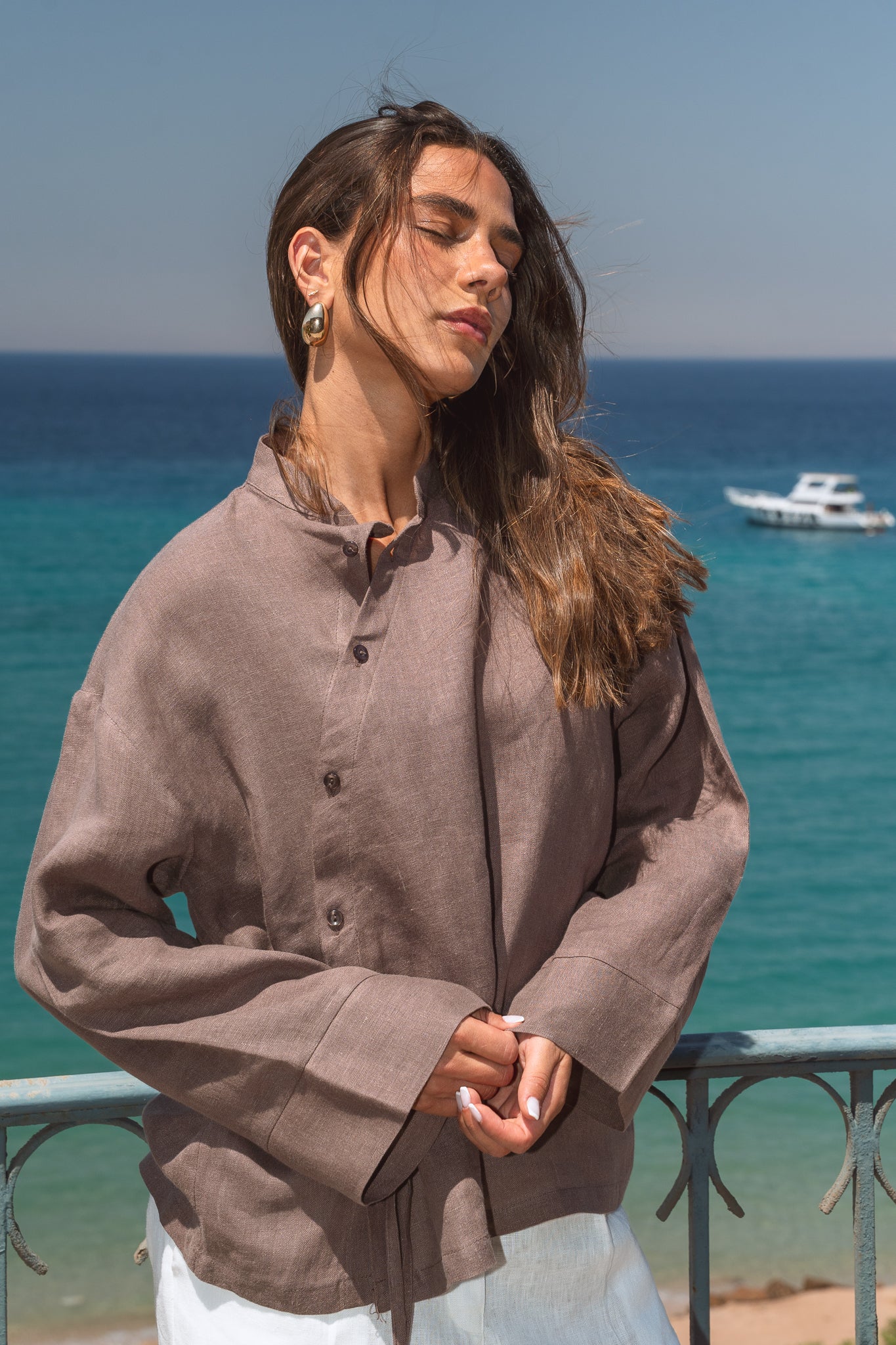 Honey Glow Shirt in Brown