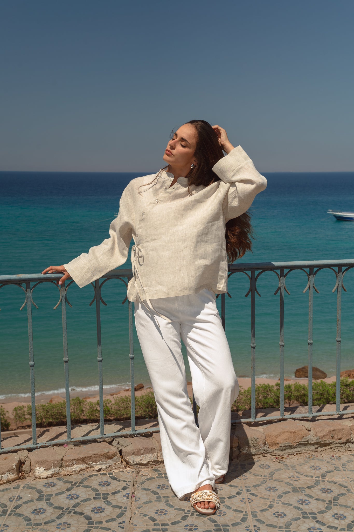 Honey Glow Shirt in Off-White