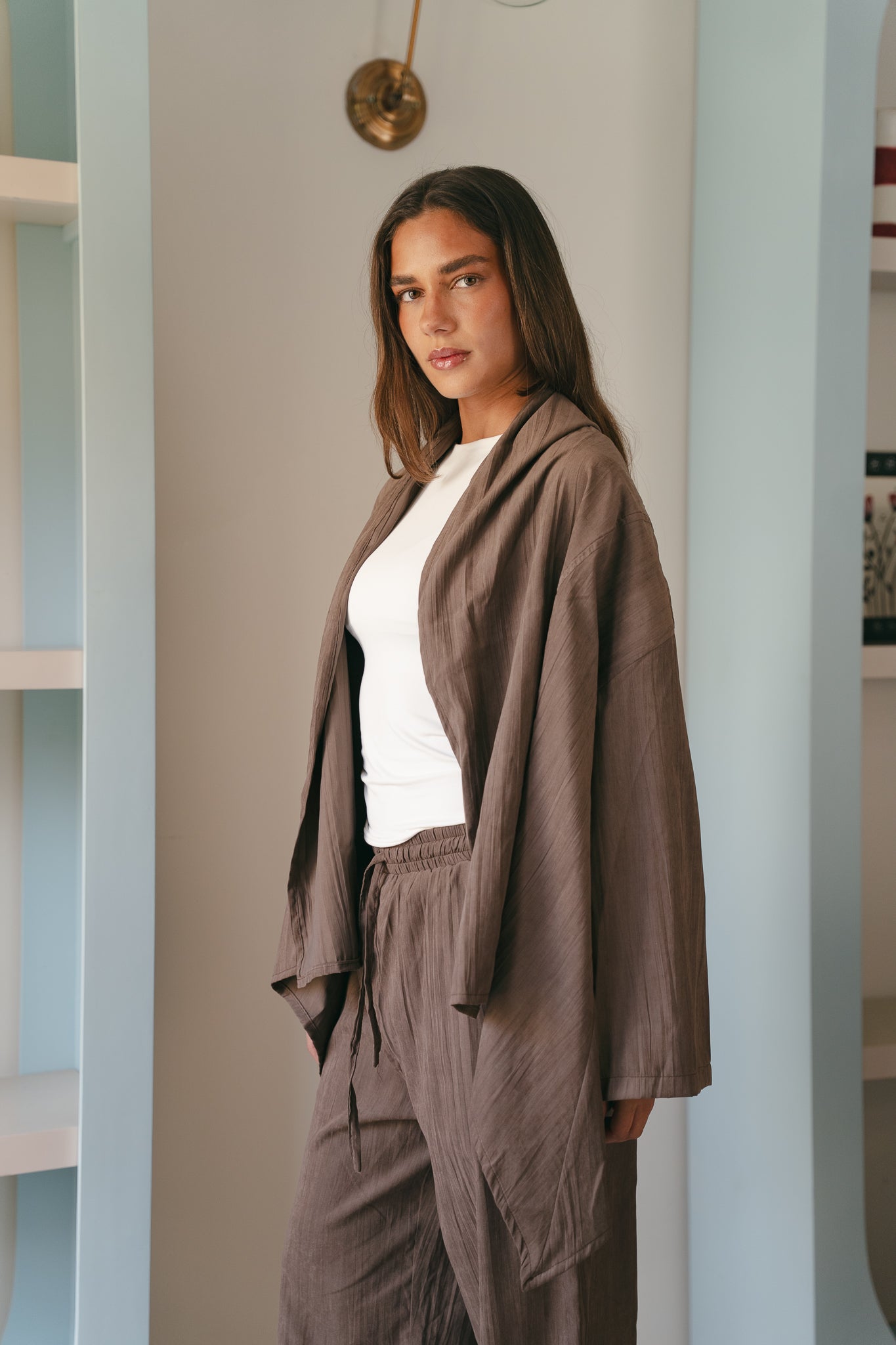 Sky Fall Set in Brown