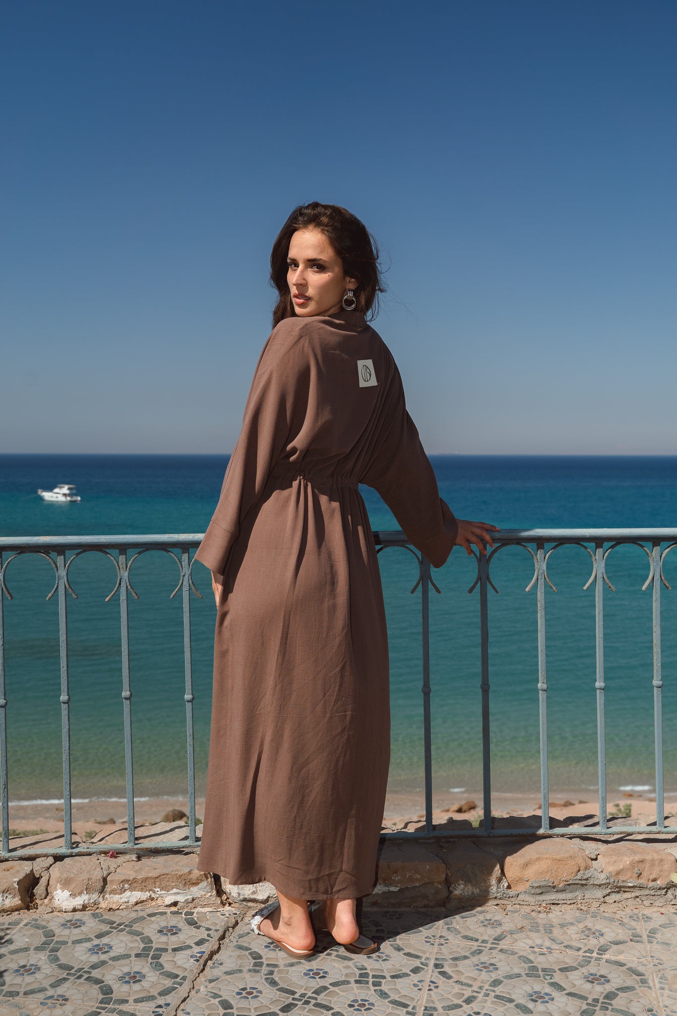 Daisy Dress in Brown