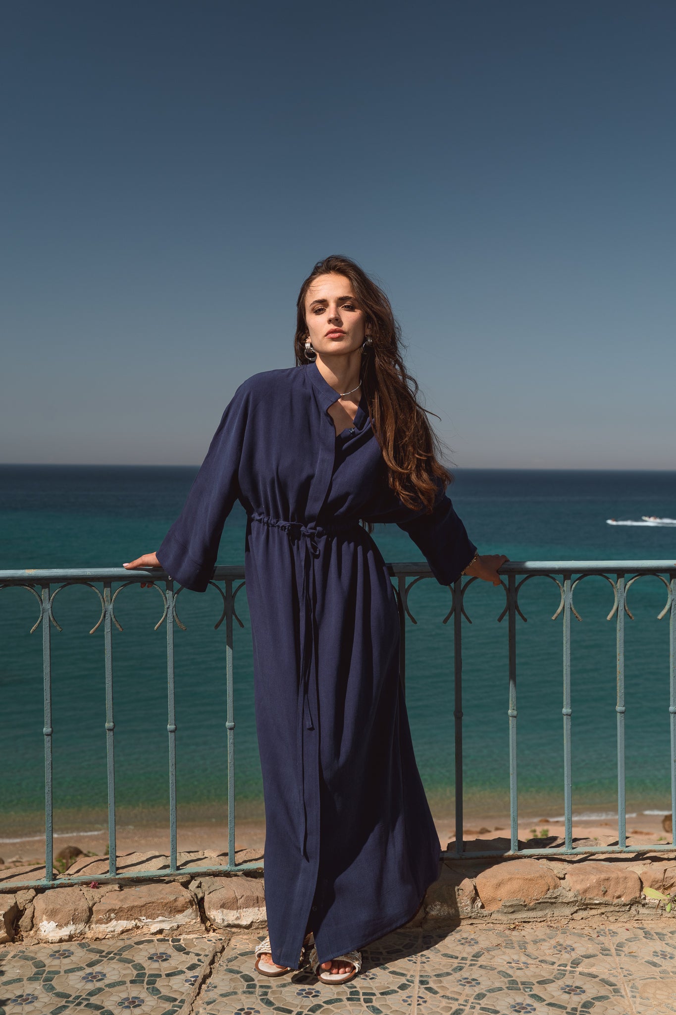 Daisy Dress in Navy