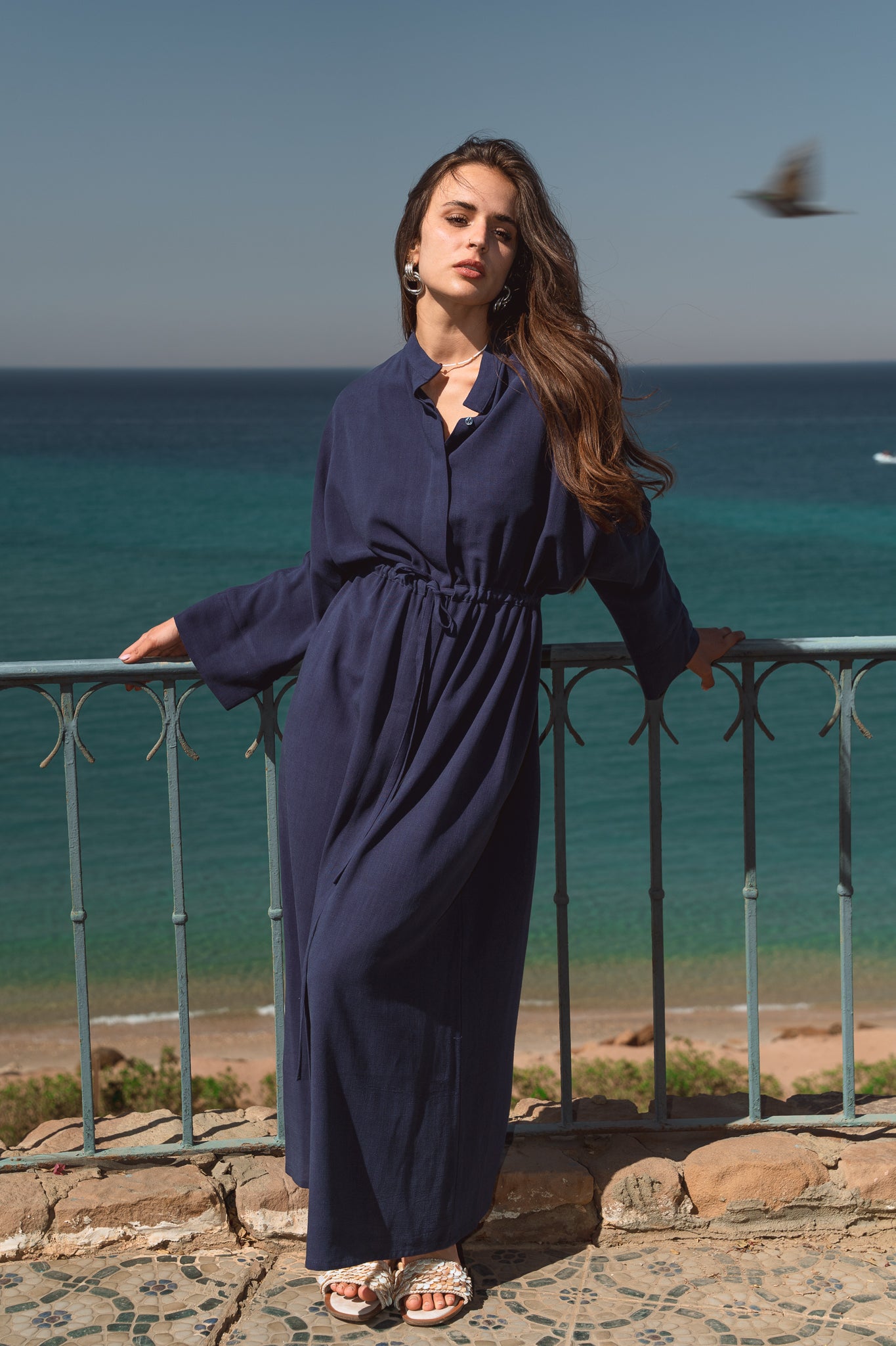 Daisy Dress in Navy