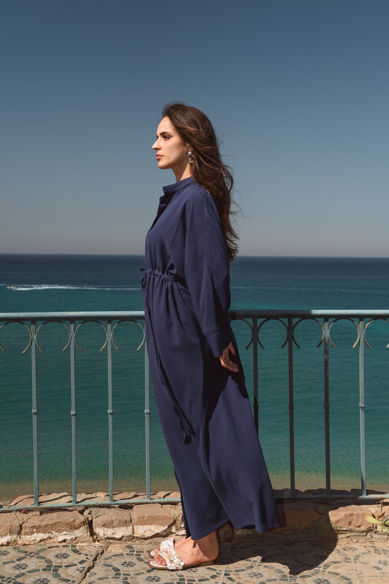 Daisy Dress in Navy