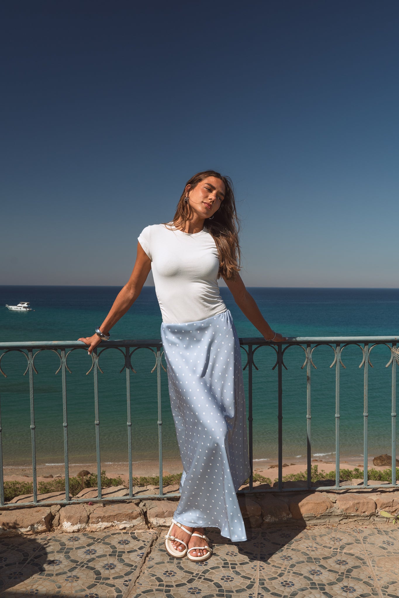Sweet Pea Skirt in Blue