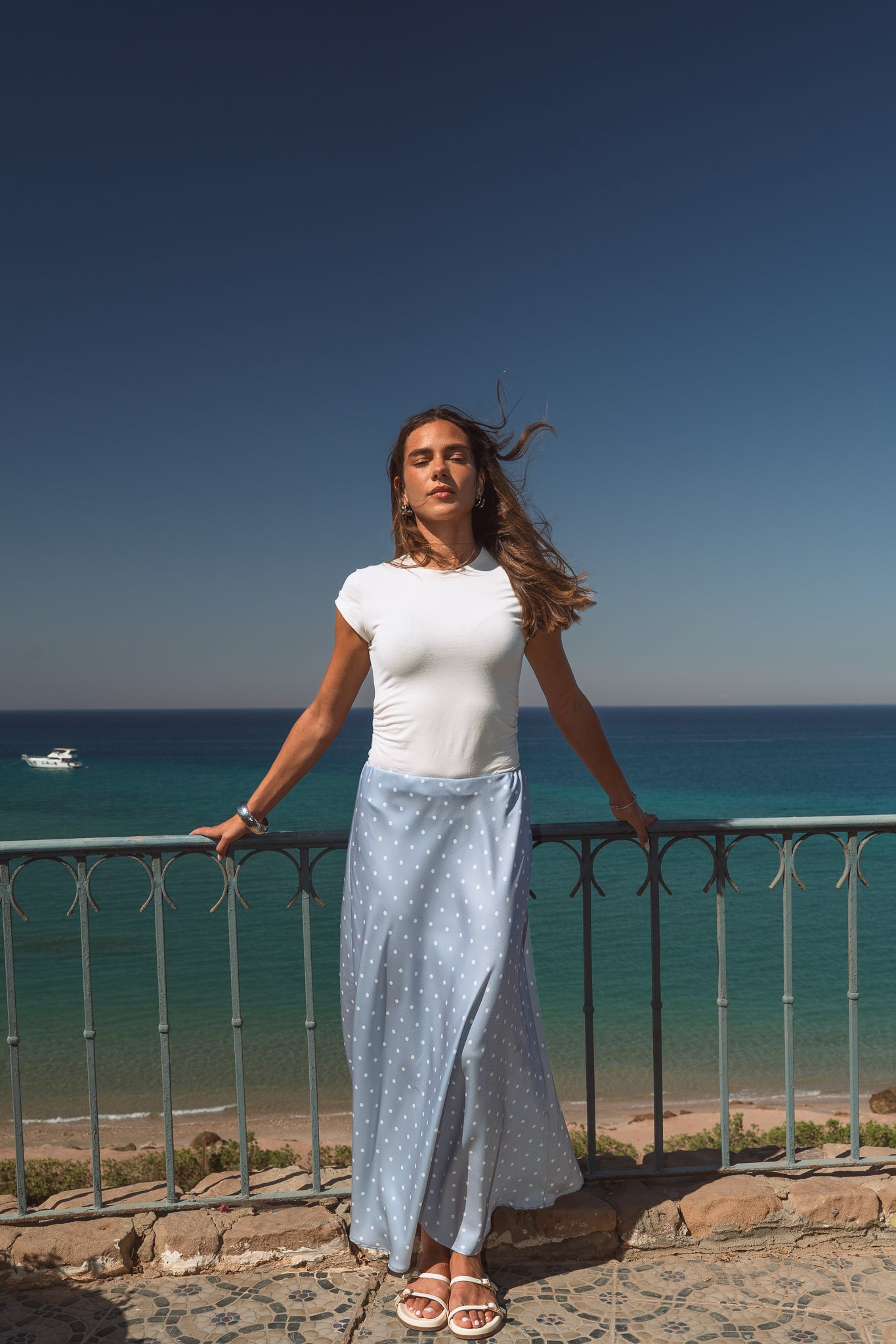 Sweet Pea Skirt in Blue