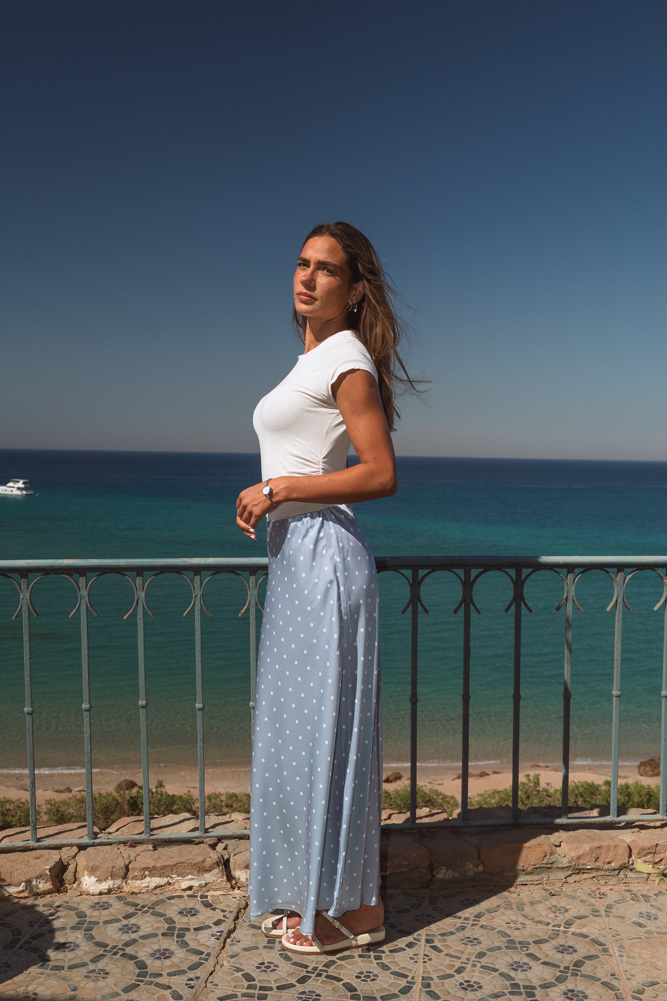 Sweet Pea Skirt in Blue