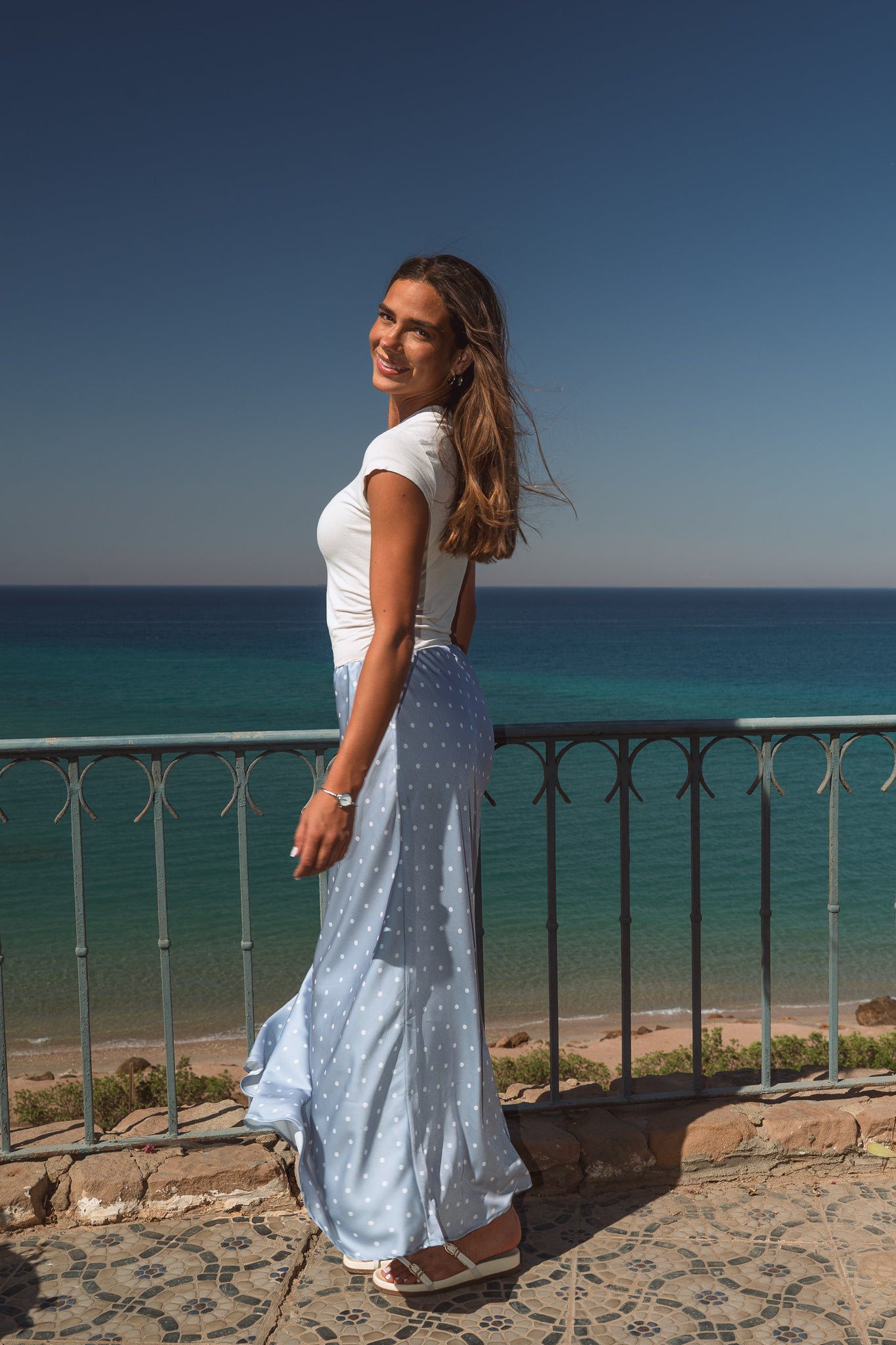 Sweet Pea Skirt in Blue