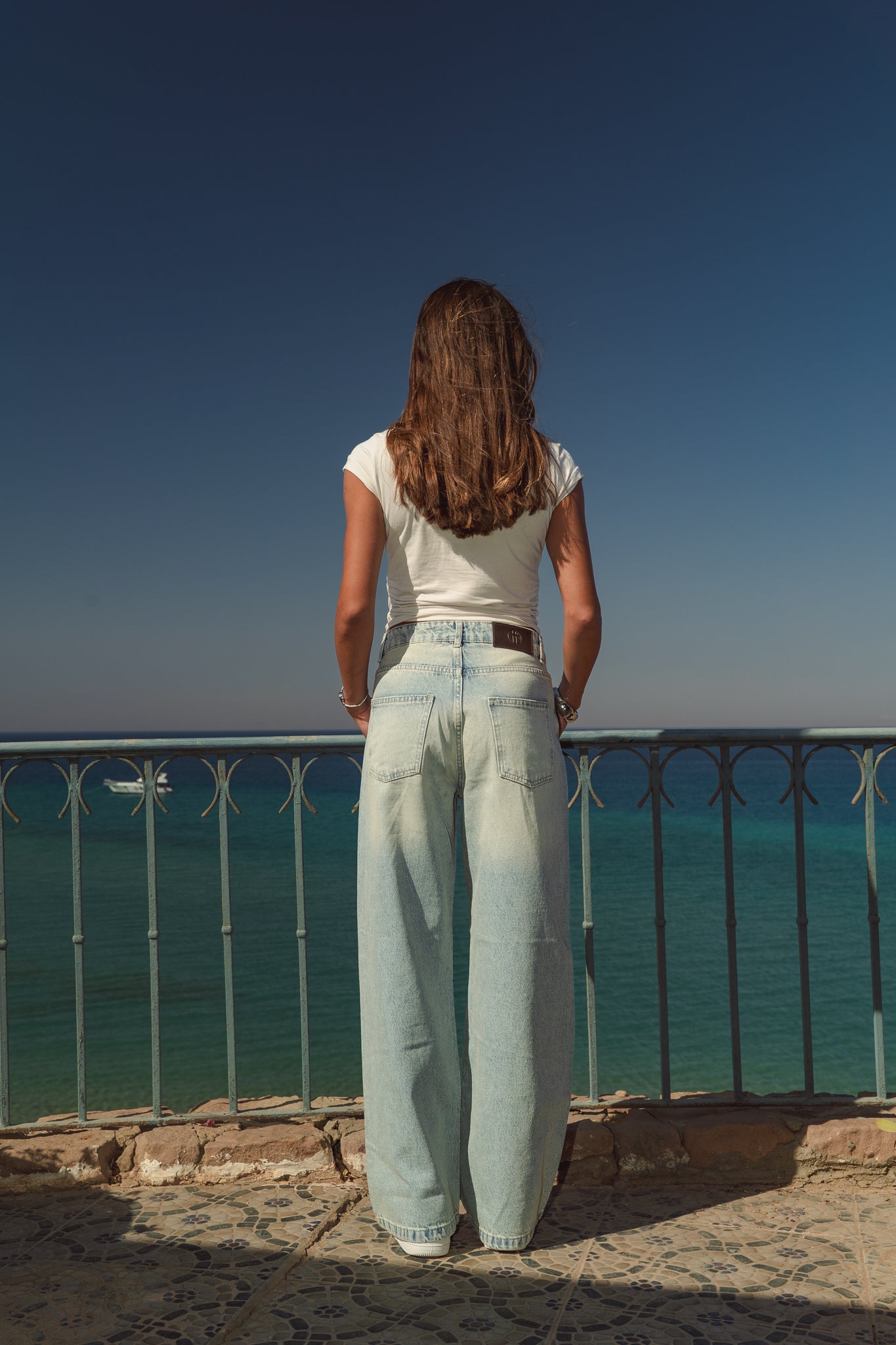 Catwalk Studded Denim Pants