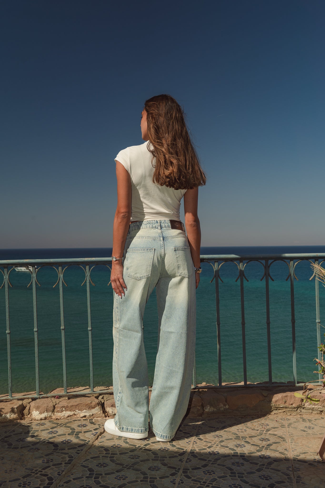 Catwalk Studded Denim Pants
