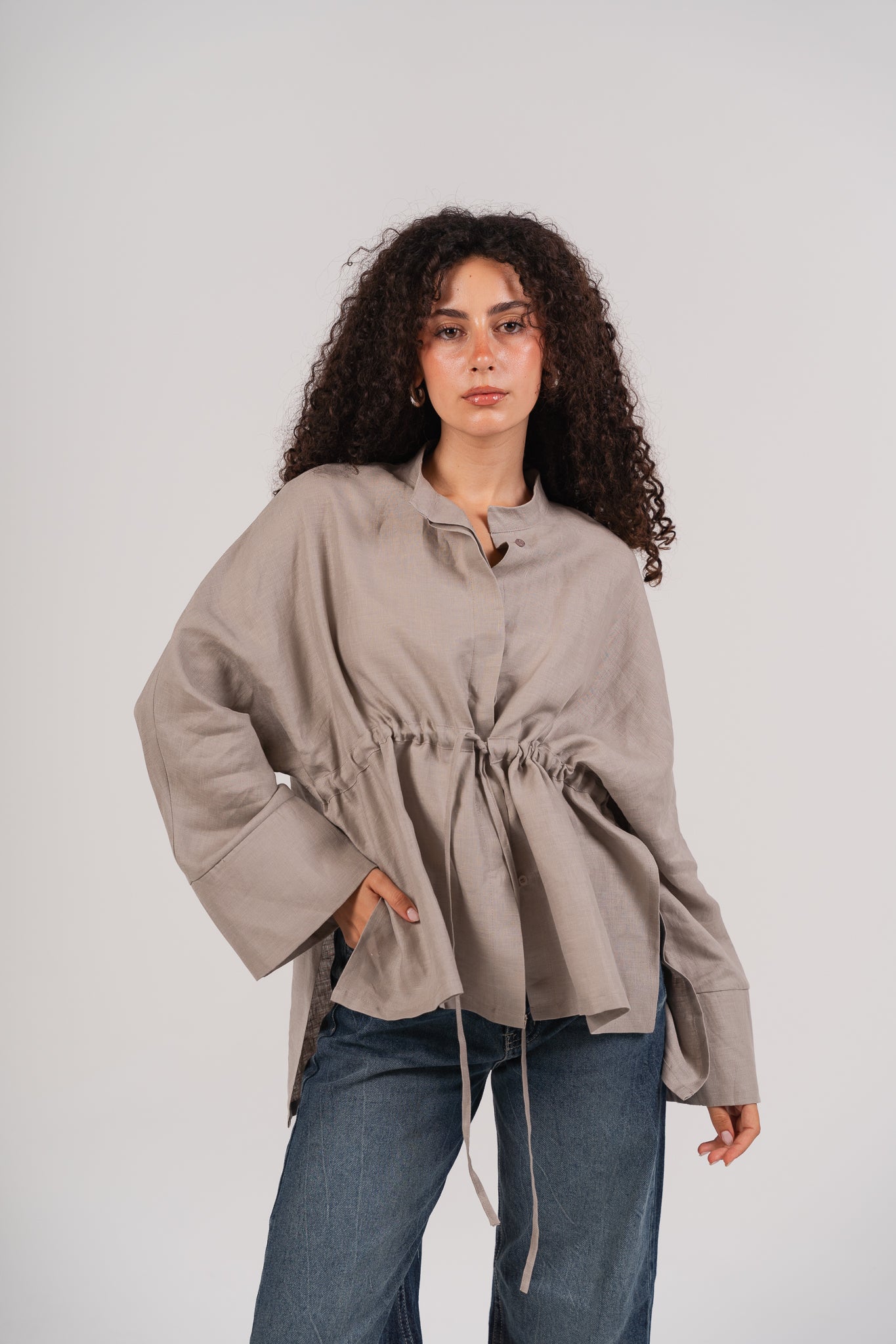 Sun-Kissed Blouse in grayish