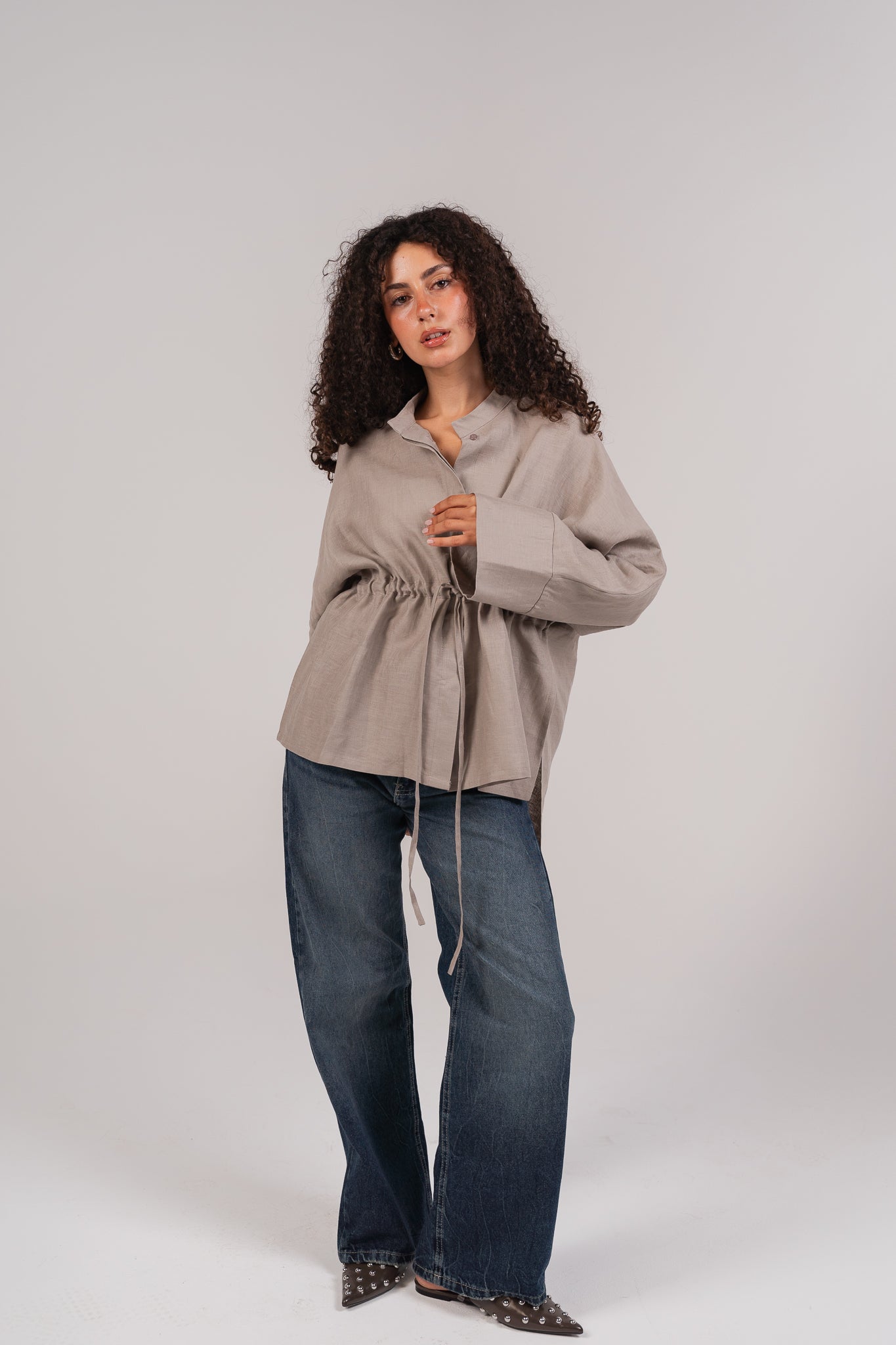 Sun-Kissed Blouse in grayish