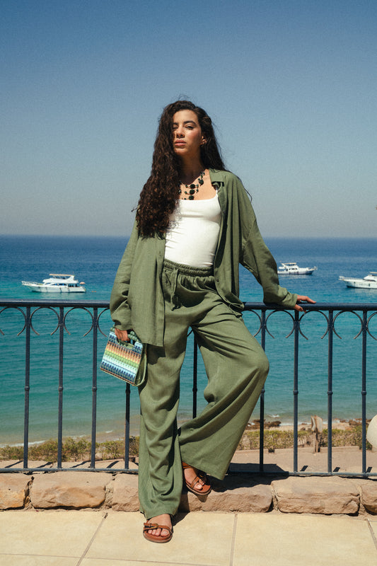 The Muse set in Olive