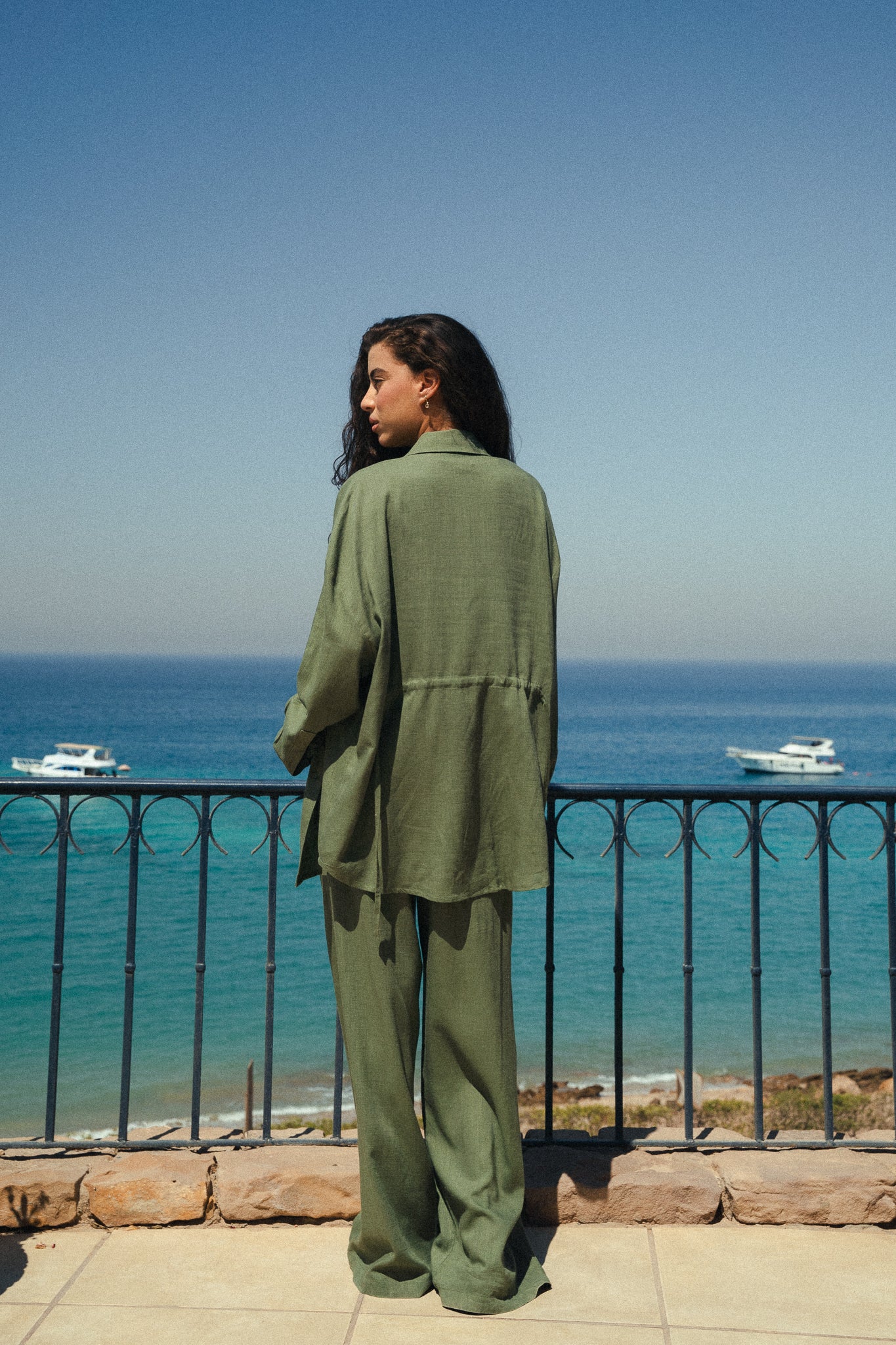 The Muse set in Olive