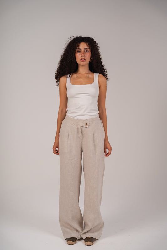 The Not So Formal Pants in Beige