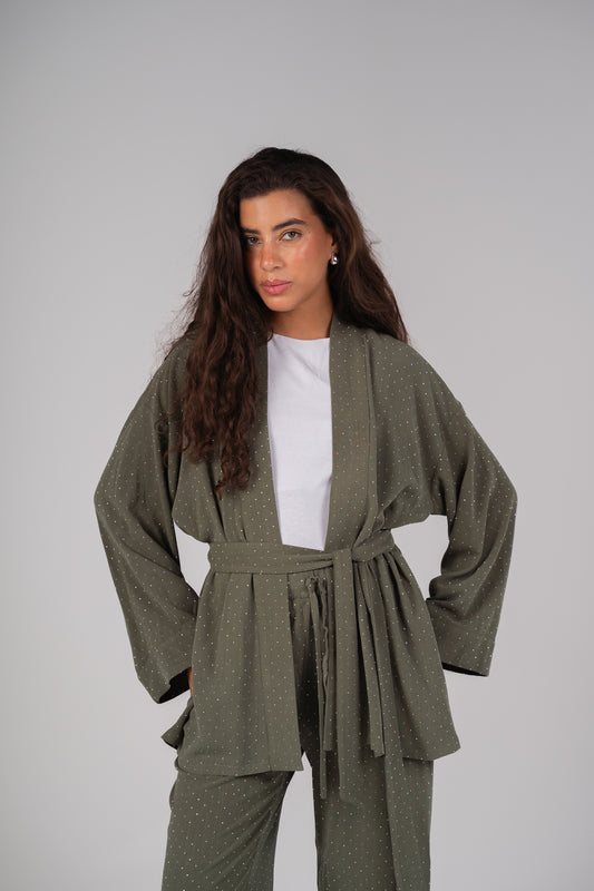 The Dazzle Set in Olive