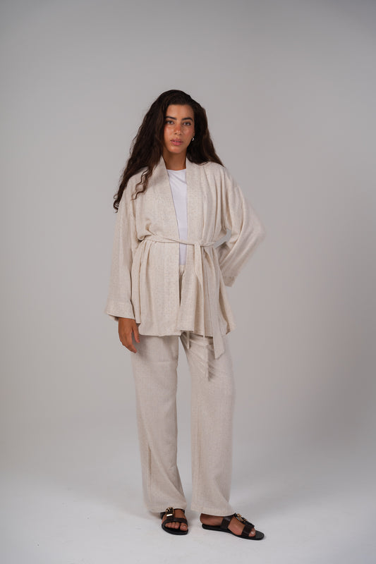 The Dazzle Set in Beige
