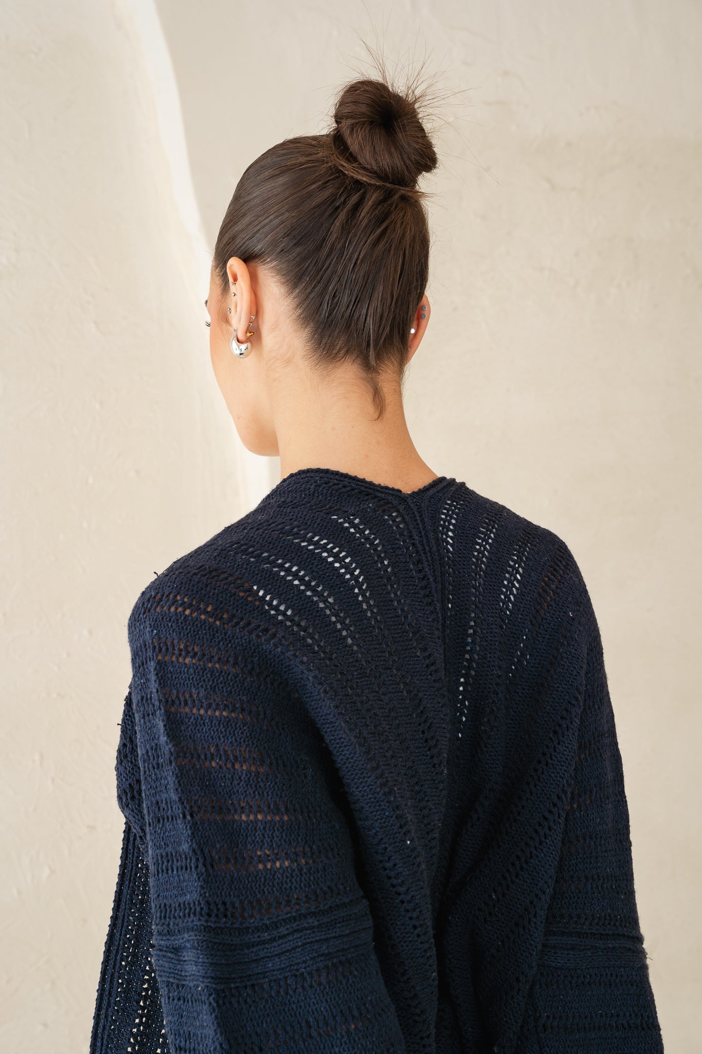 Sunbeam Knit Cardigan in Navy