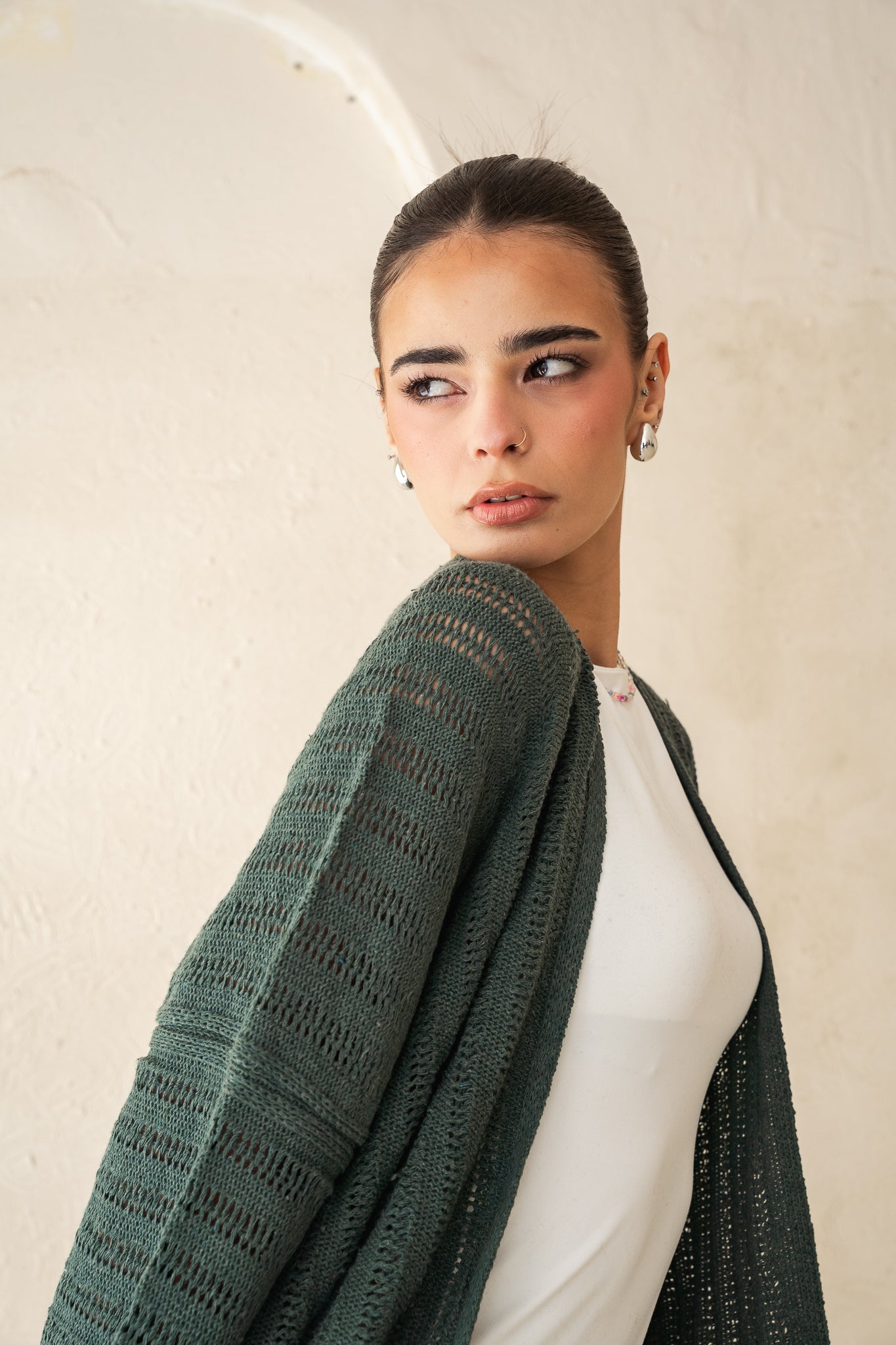 Sunbeam Knit Cardigan in Olive