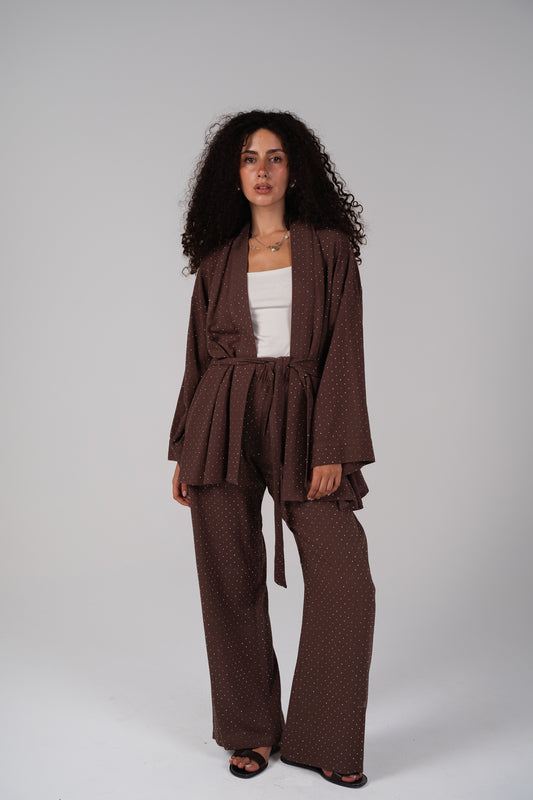 The Dazzle Set in Brown