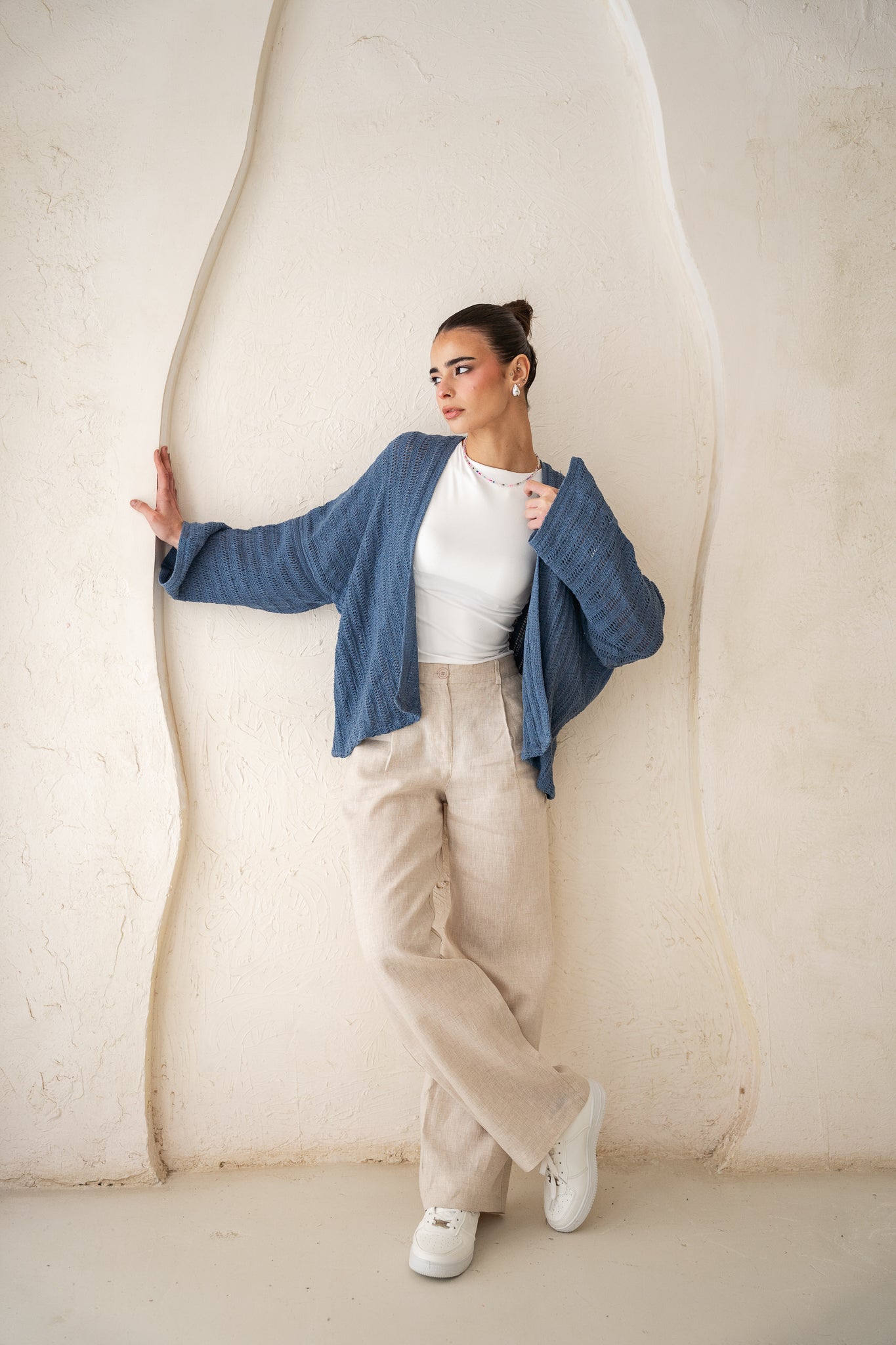 Sunbeam Knit Cardigan in Blue