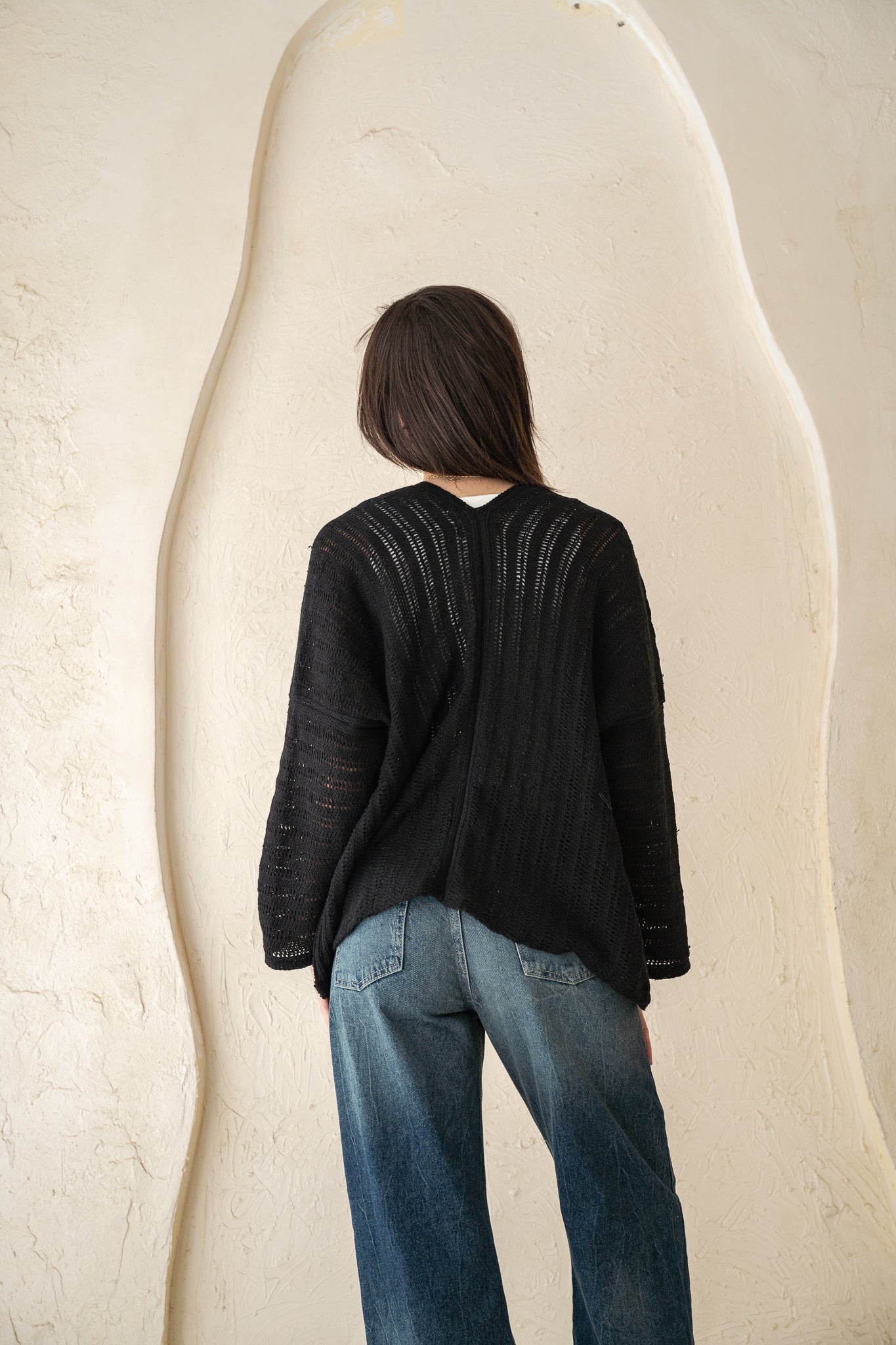 Sunbeam Knit Cardigan in Black