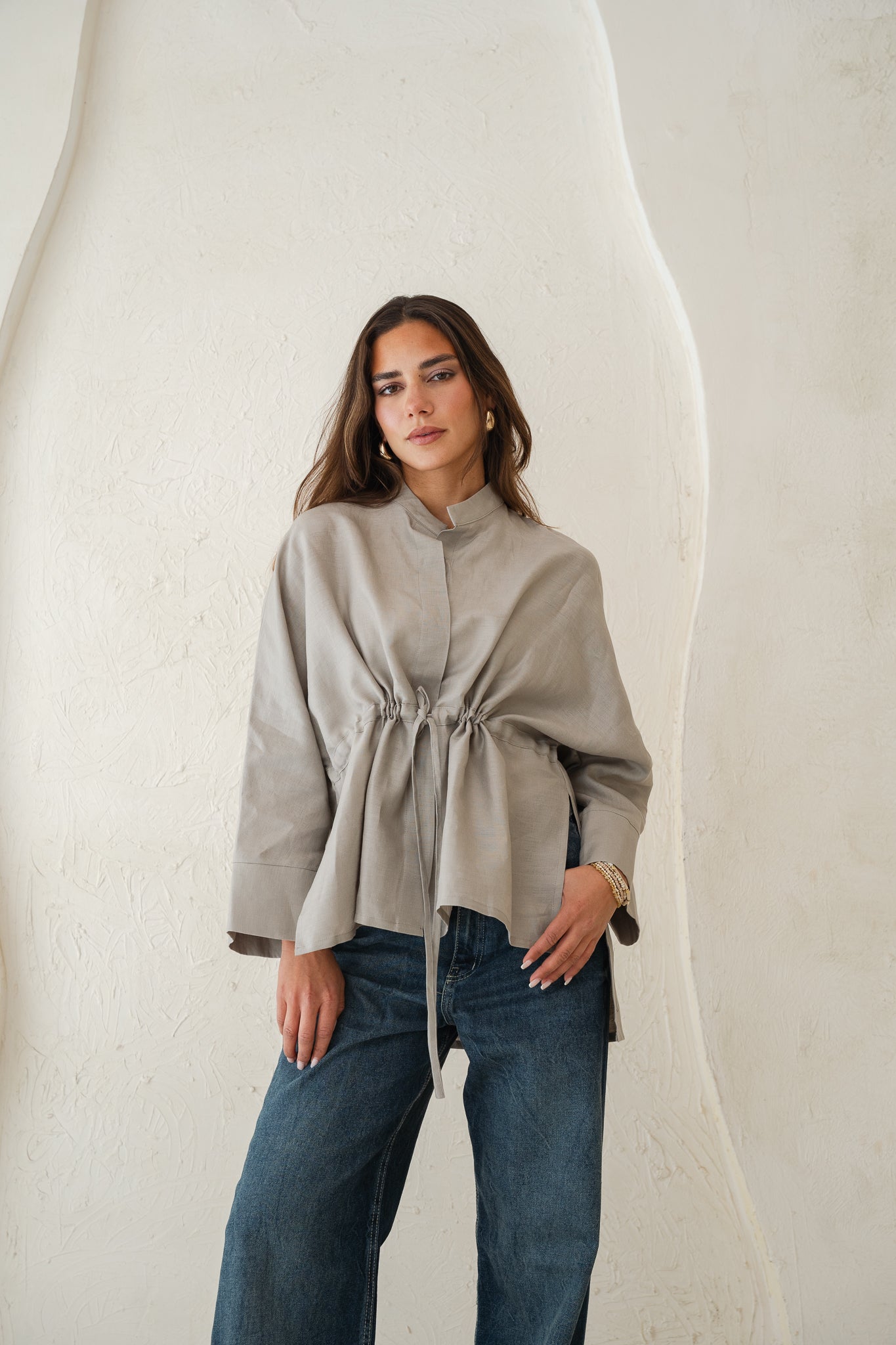 Sun-Kissed Blouse in grayish