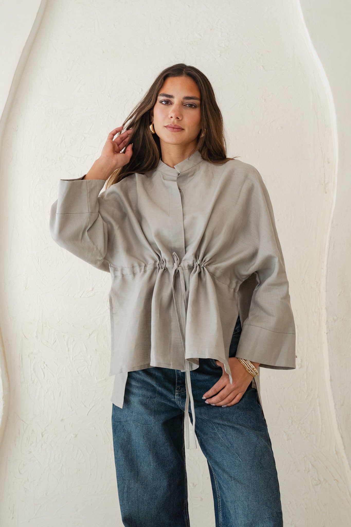 Sun-Kissed Blouse in grayish