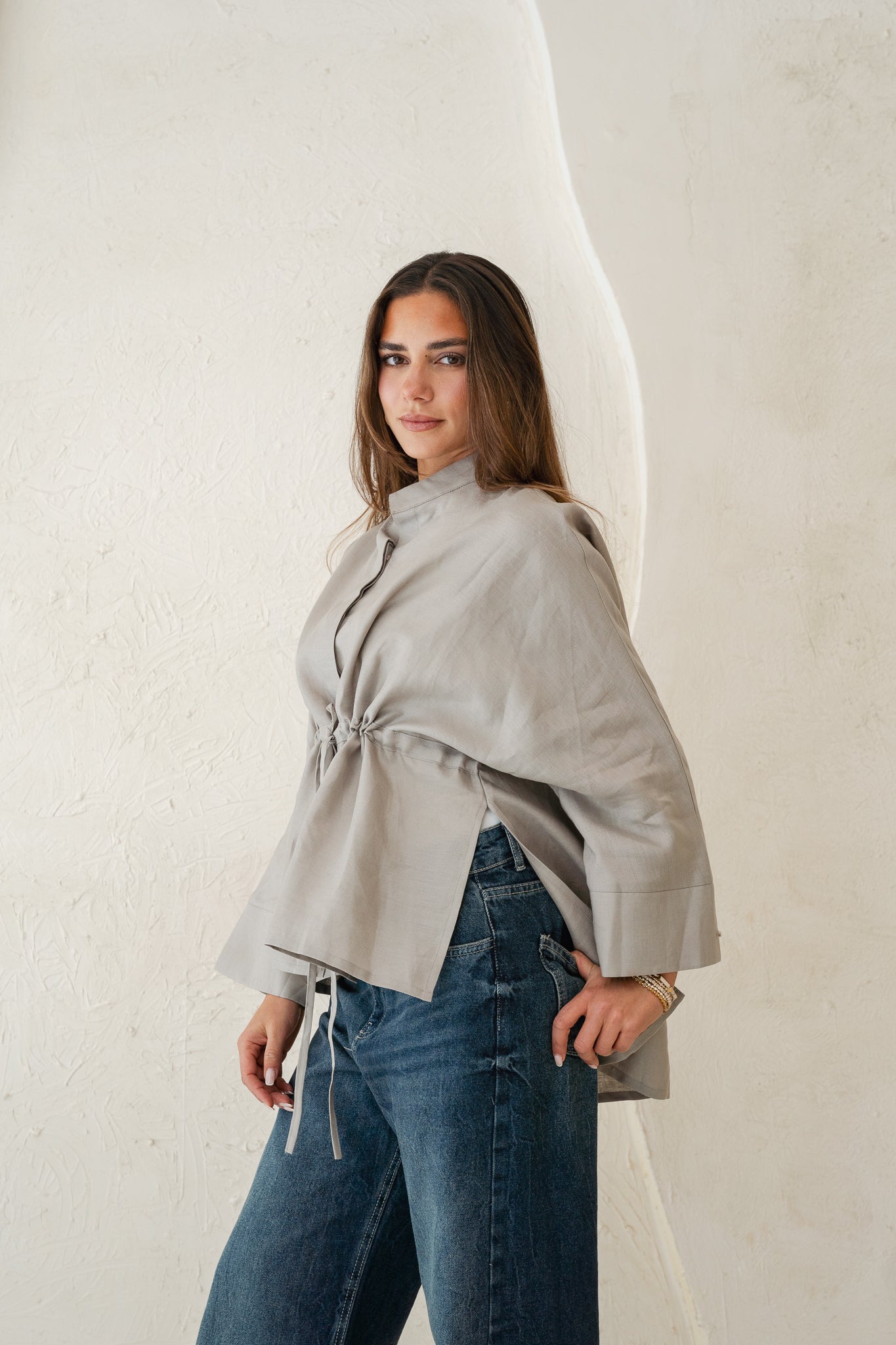 Sun-Kissed Blouse in grayish