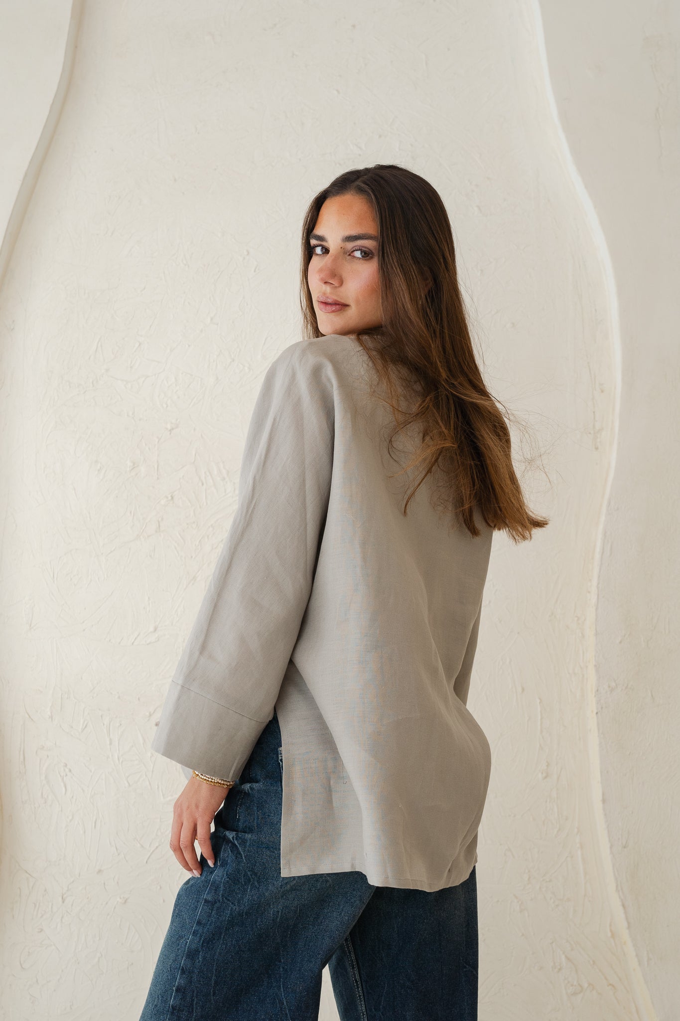 Sun-Kissed Blouse in grayish