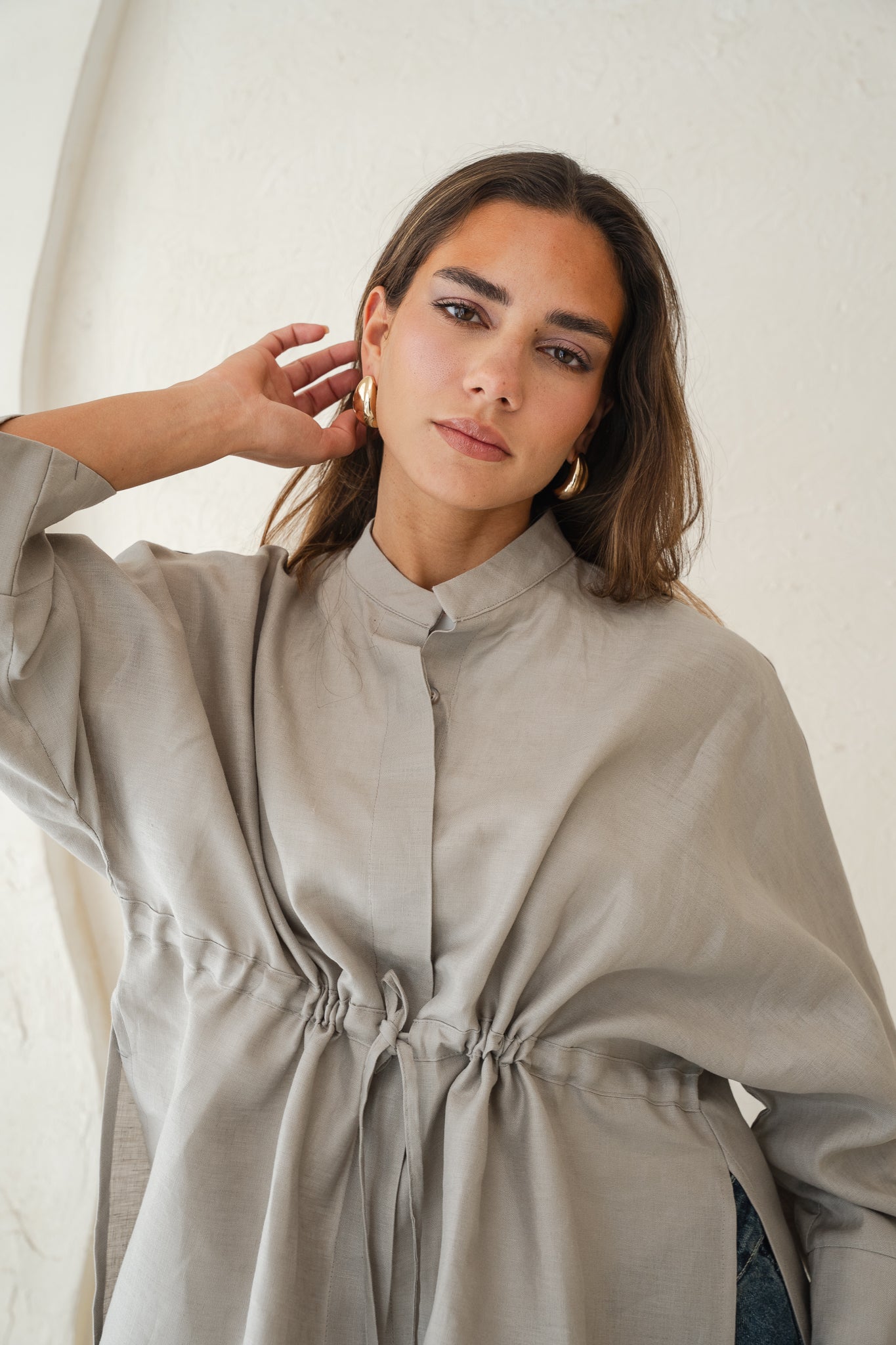 Sun-Kissed Blouse in grayish